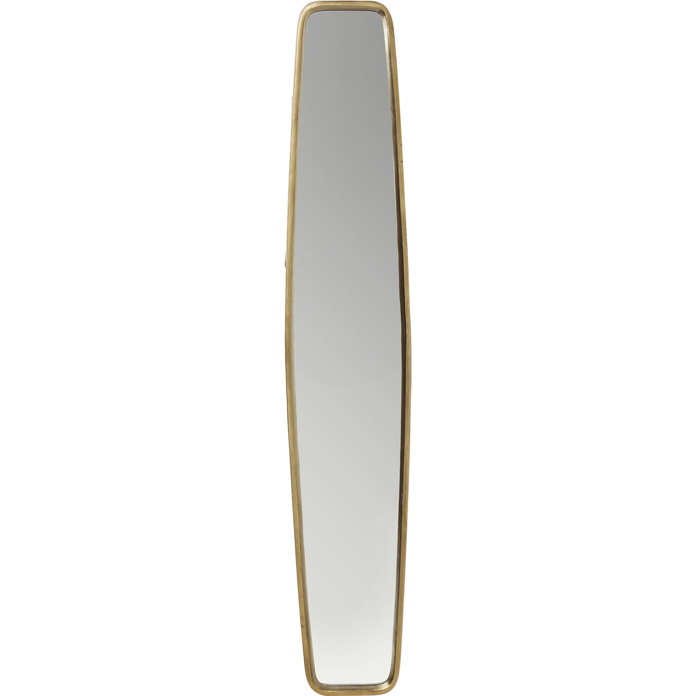 Spiegel Clip Brass 32x177cm