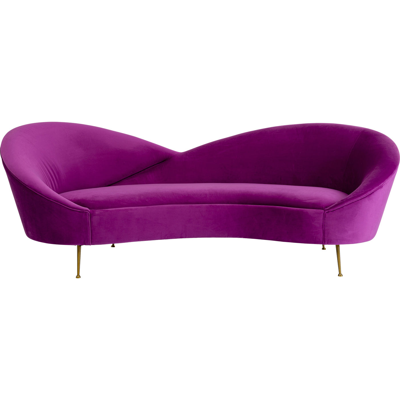 Sofa Night Fever 3-Sitzer Lila