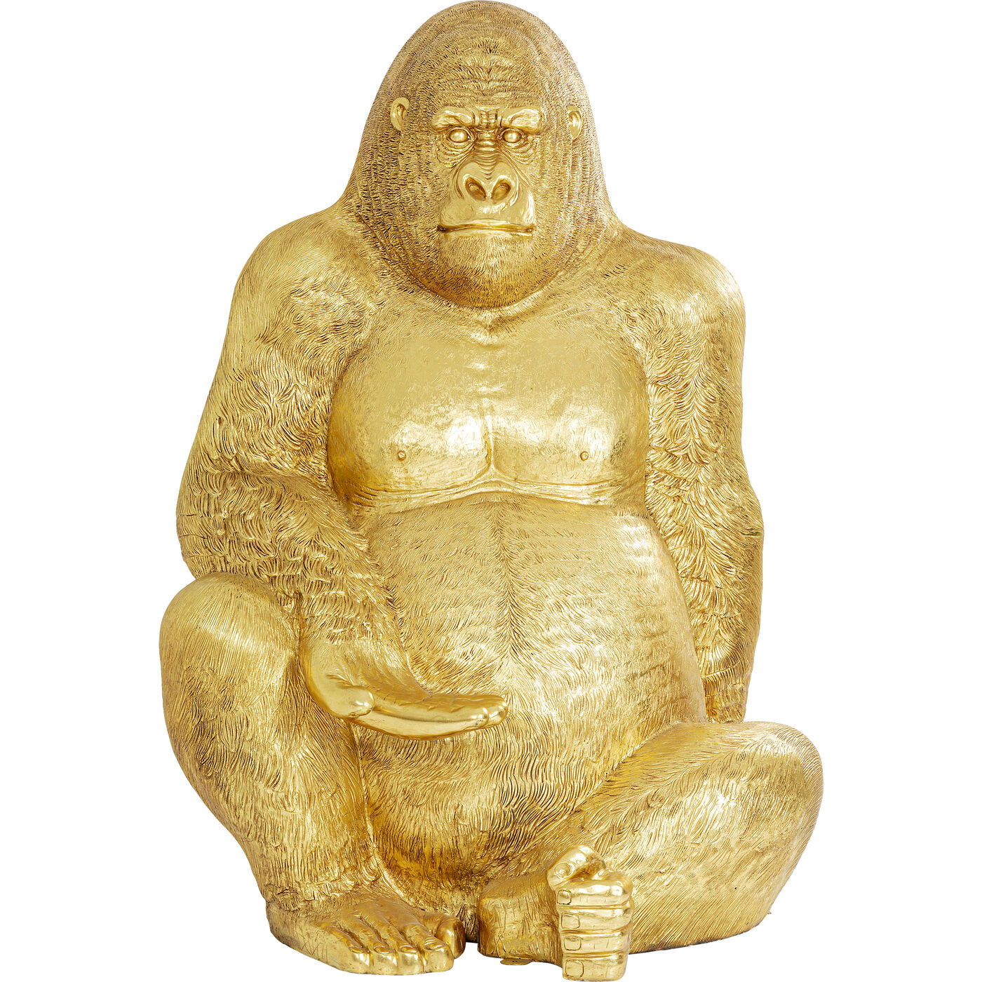 Deko Figur Gorilla Gold XL 180