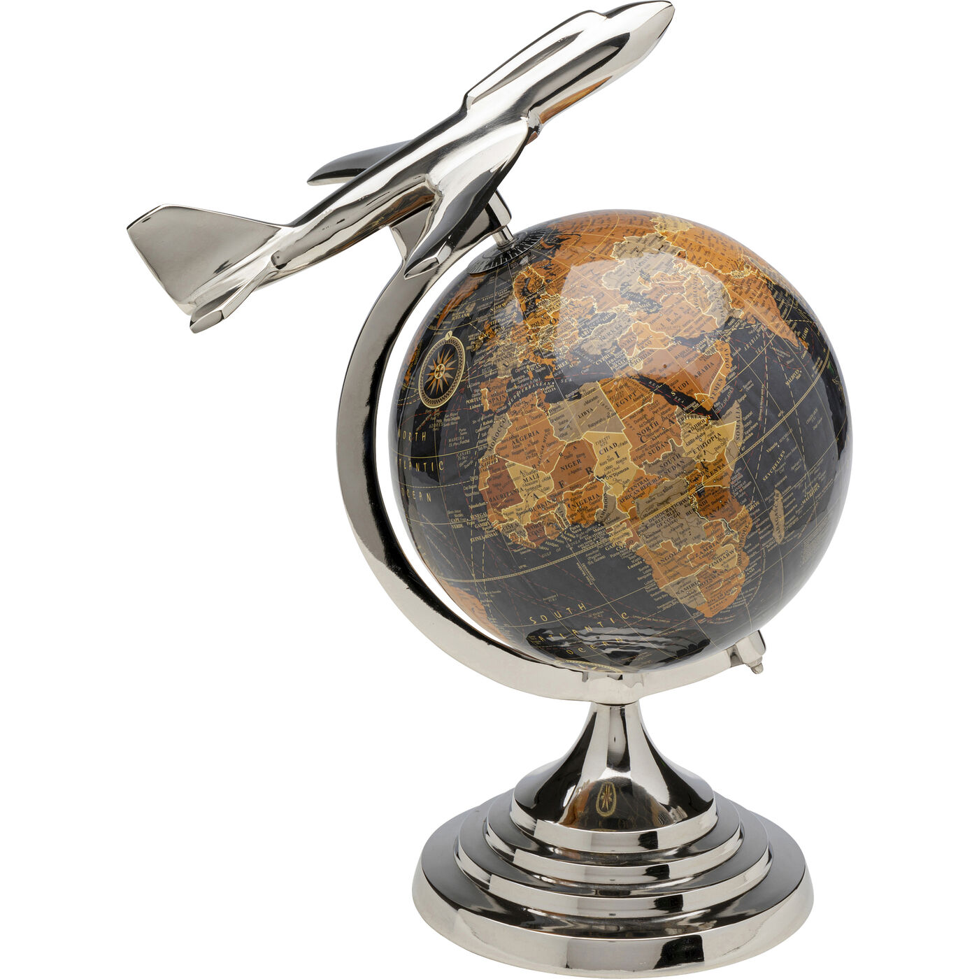 Deko Objekt Globe Top Plane 39cm