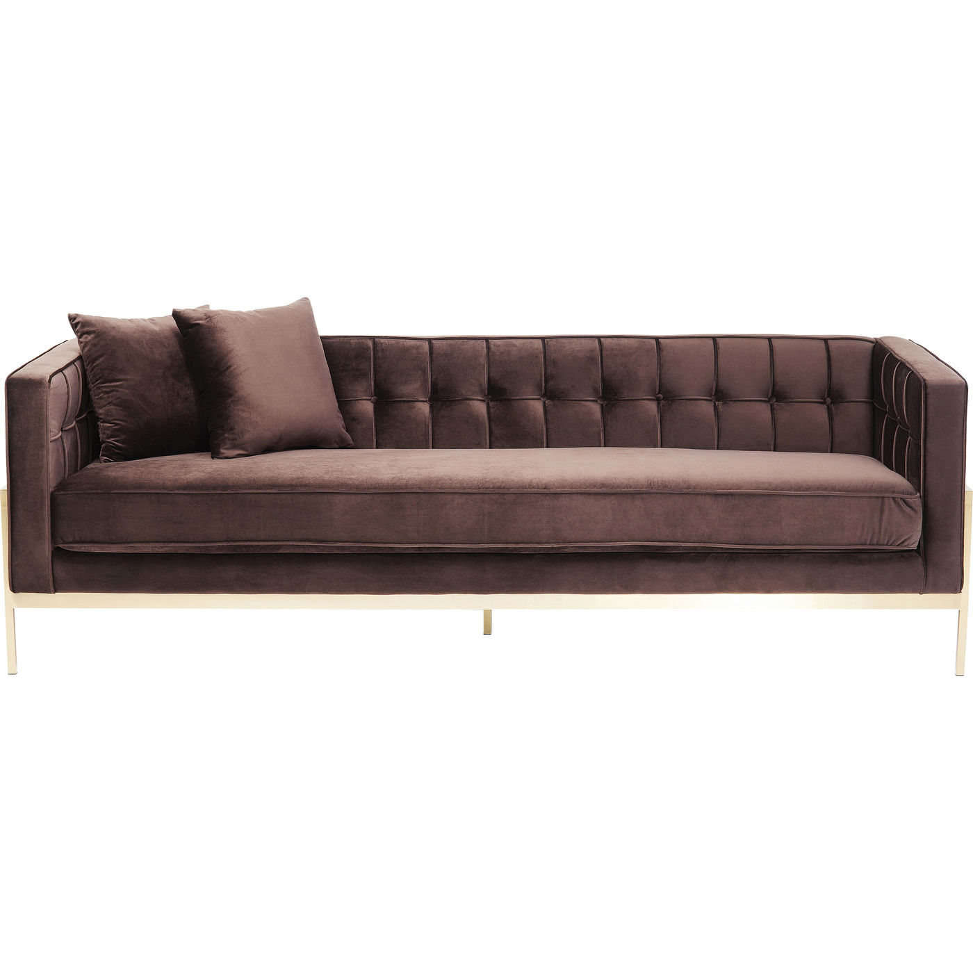 Sofa Loft 3-Sitzer Braun