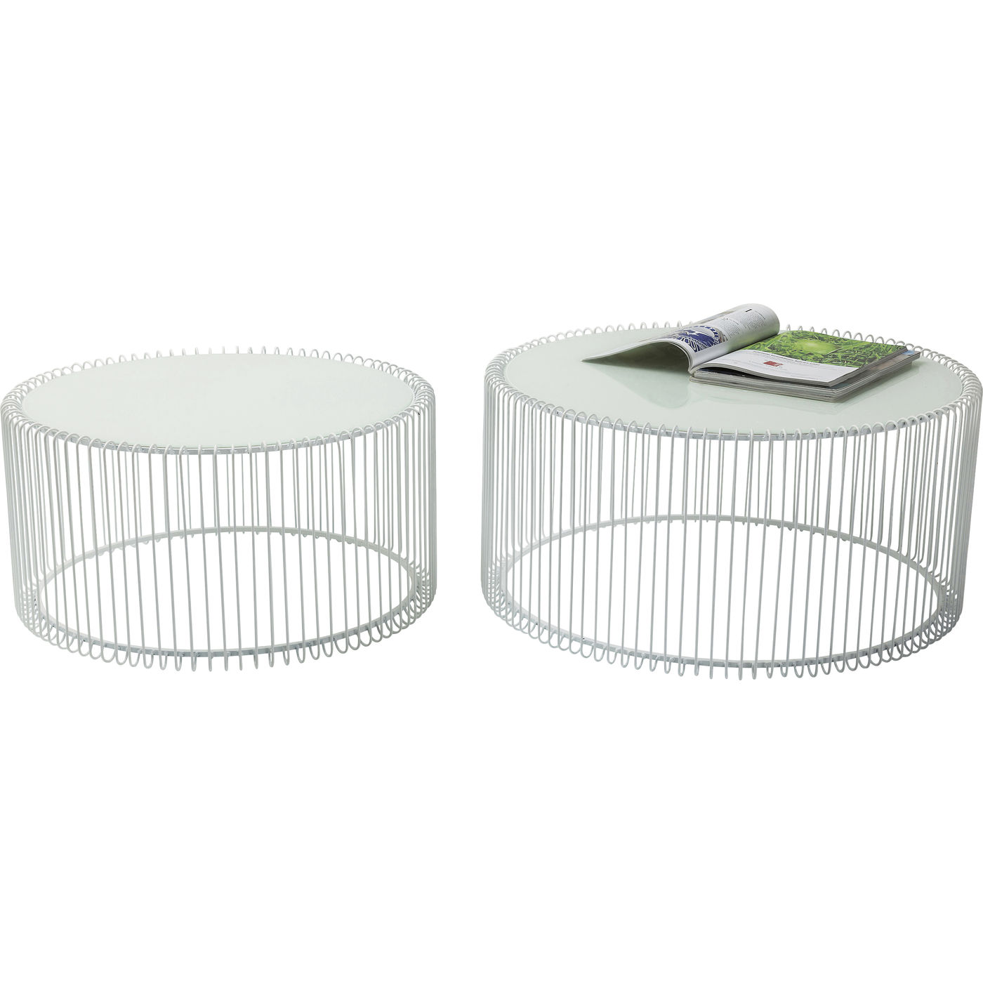 Couchtisch Wire White (2/Set)