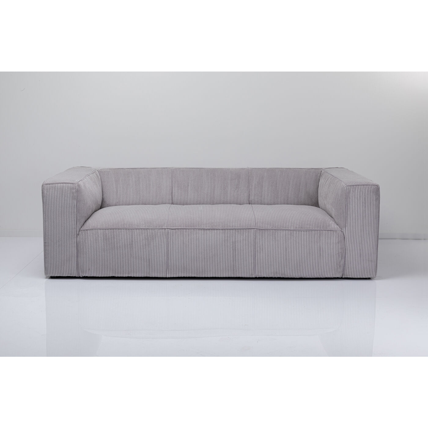 Sofa Cubetto 3-Sitzer Hellgrau 220cm