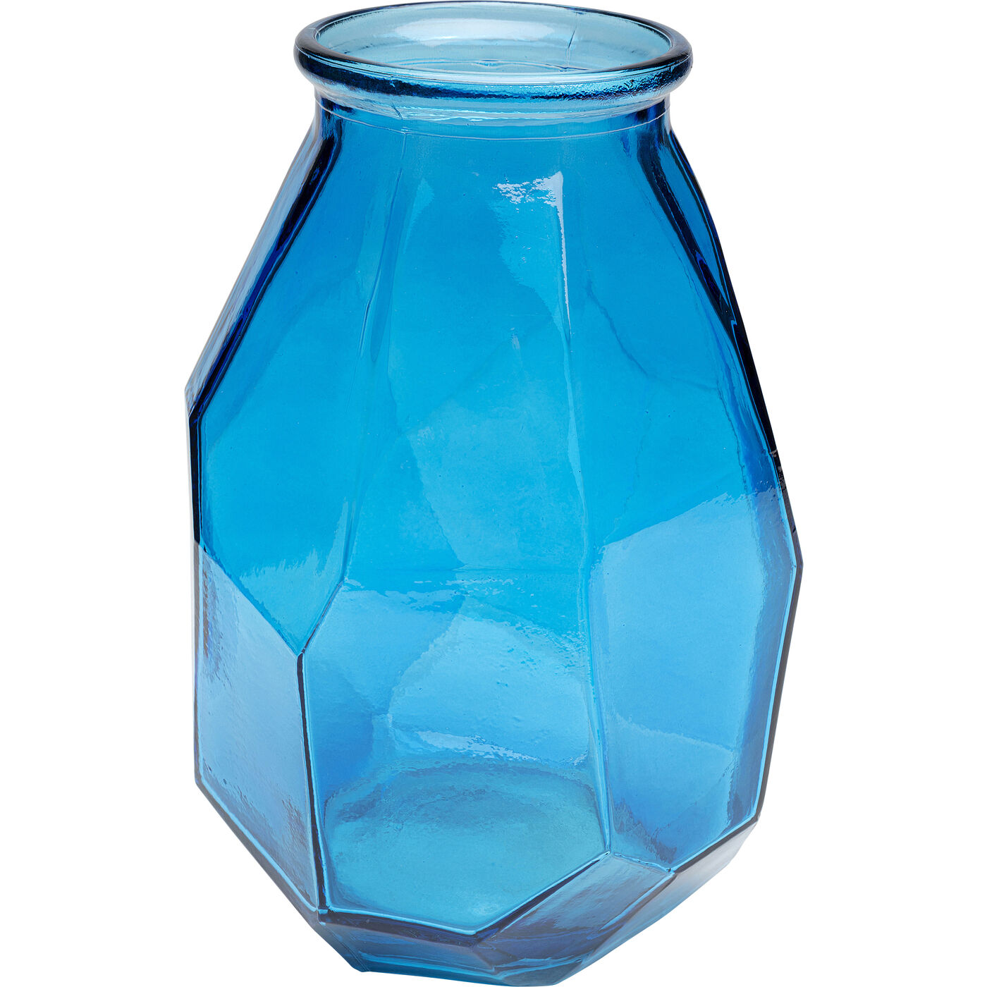 Vase Origami Blau 35cm