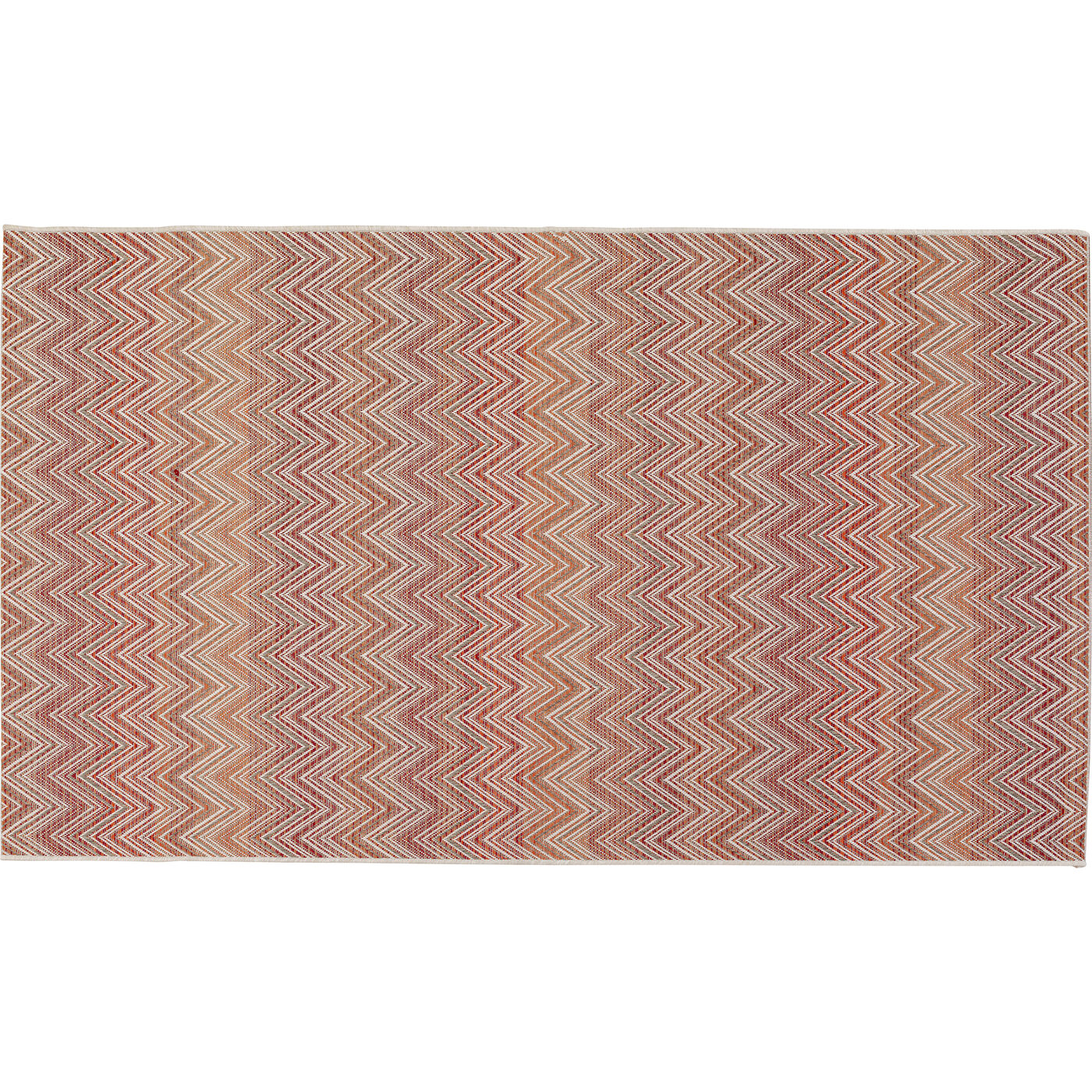 Outdoor Teppich Zigzag Rot 230x330cm