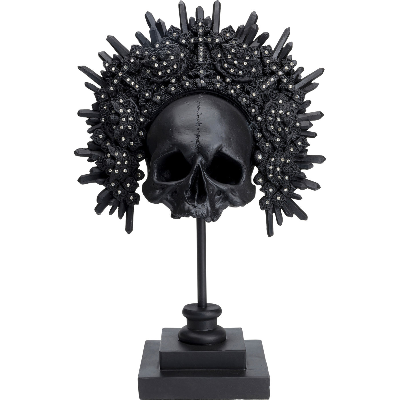 Deko Objekt King Skull Schwarz