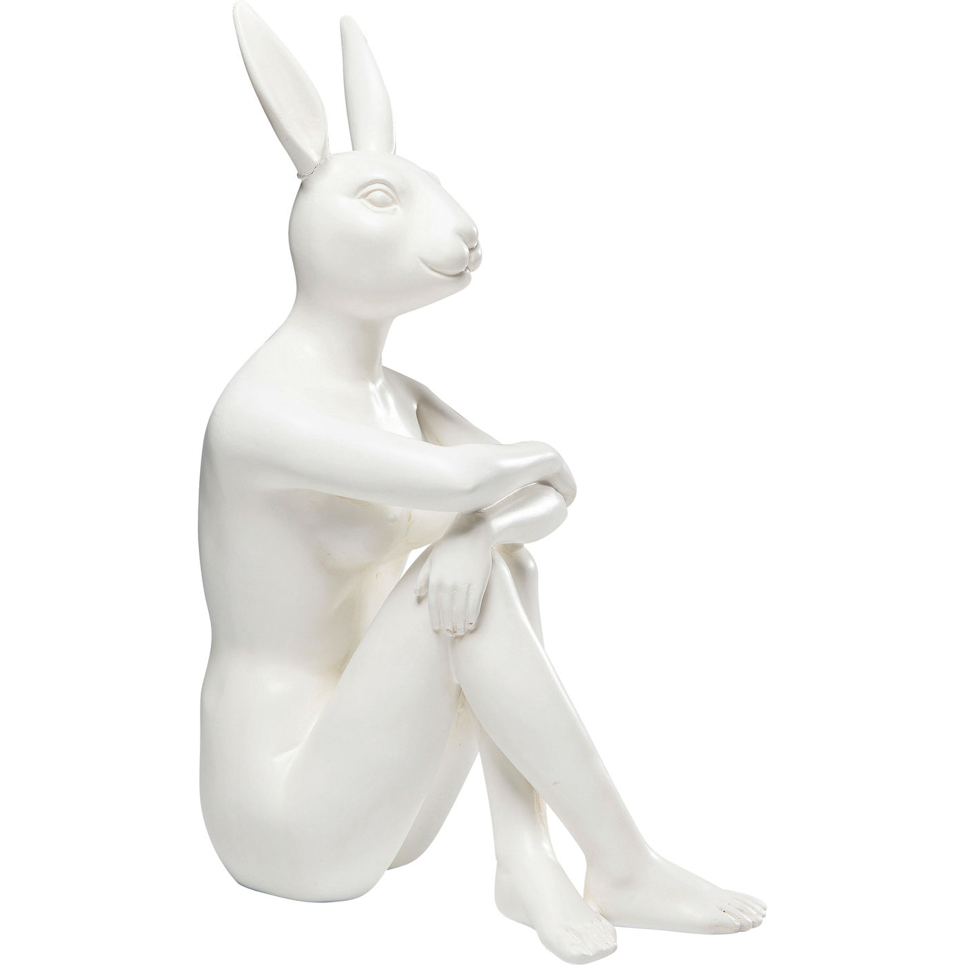 Deko Figur Gangster Rabbit Weiß