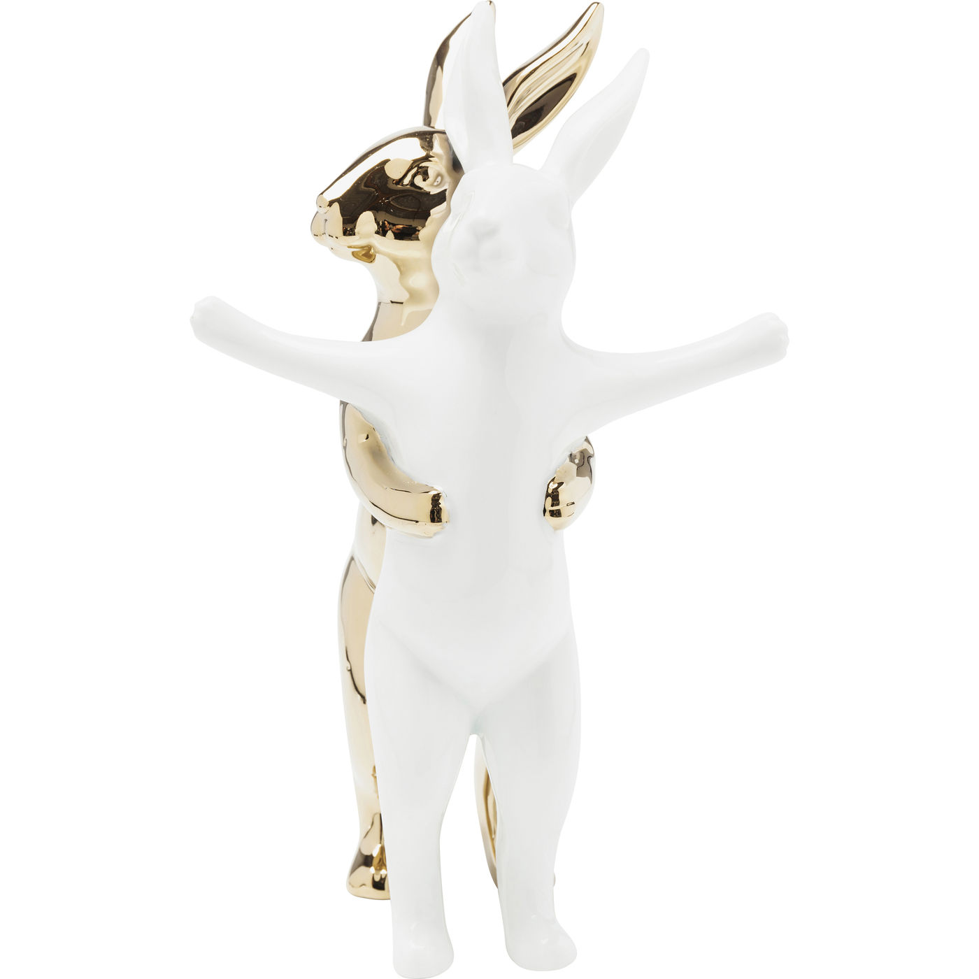 Deko Figur Hugging Rabbits Medium