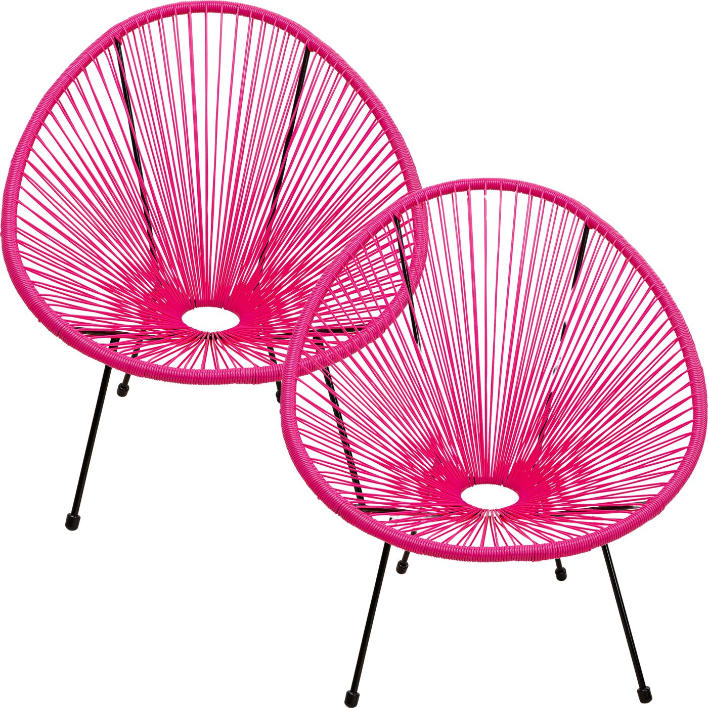 Sessel Set Acapulco 2tlg Pink