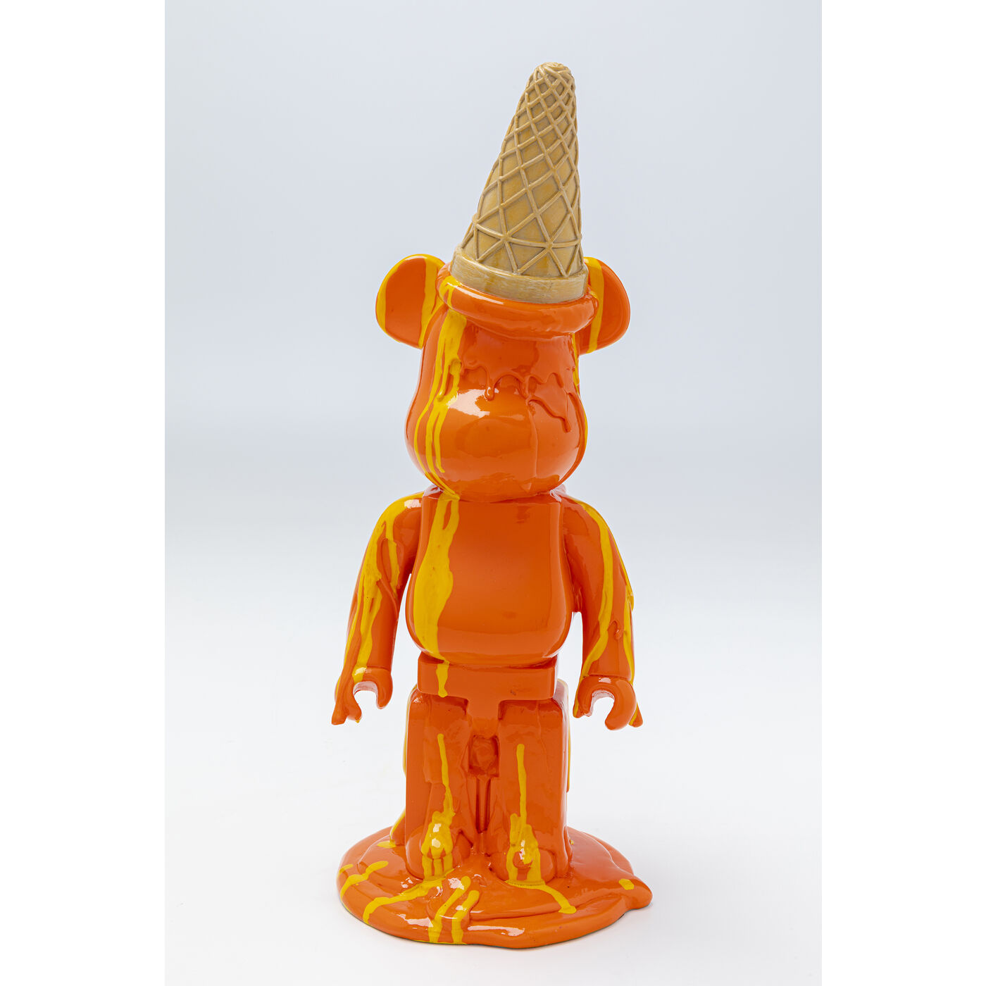 Deko Figur Gelato Bear Orange 40cm