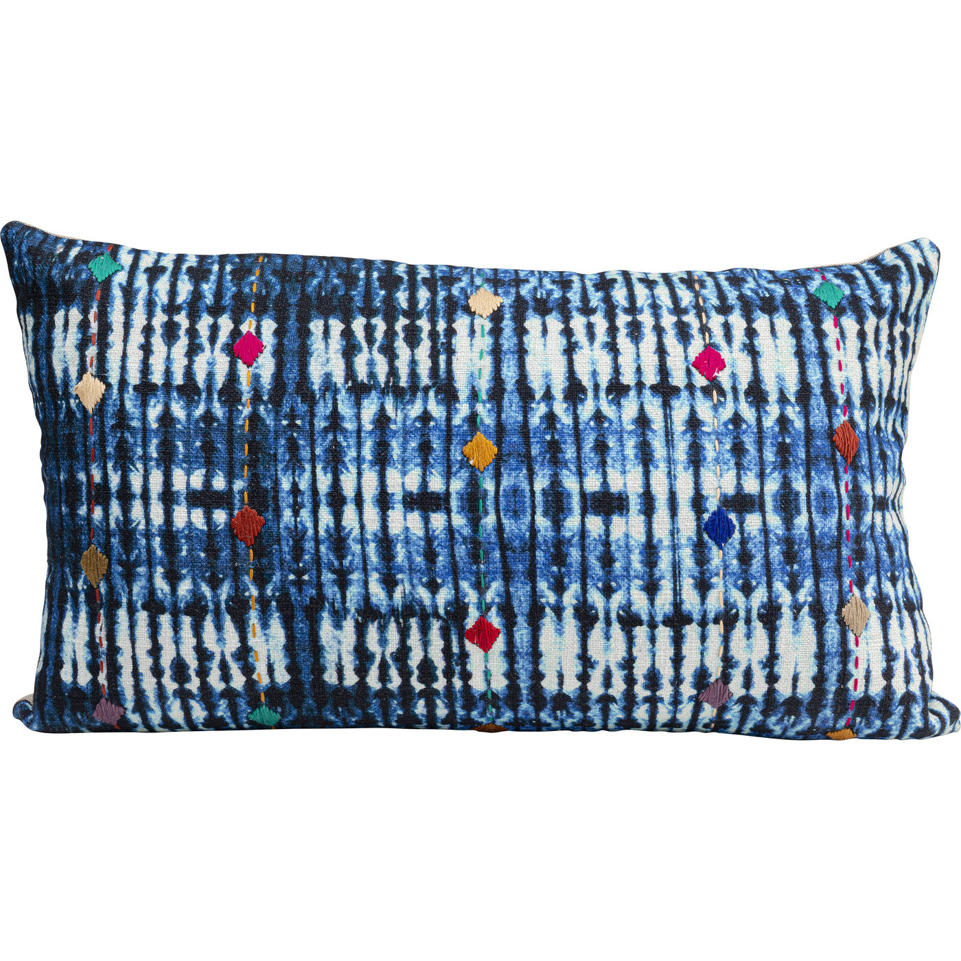 Kissen Desna Patchwork Blau 60x35cm