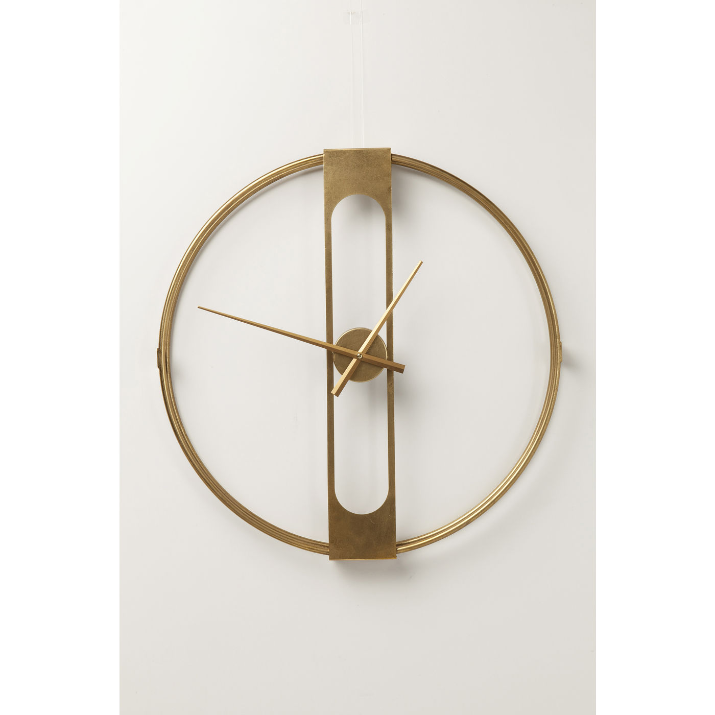 Wanduhr Clip Gold Ø60cm