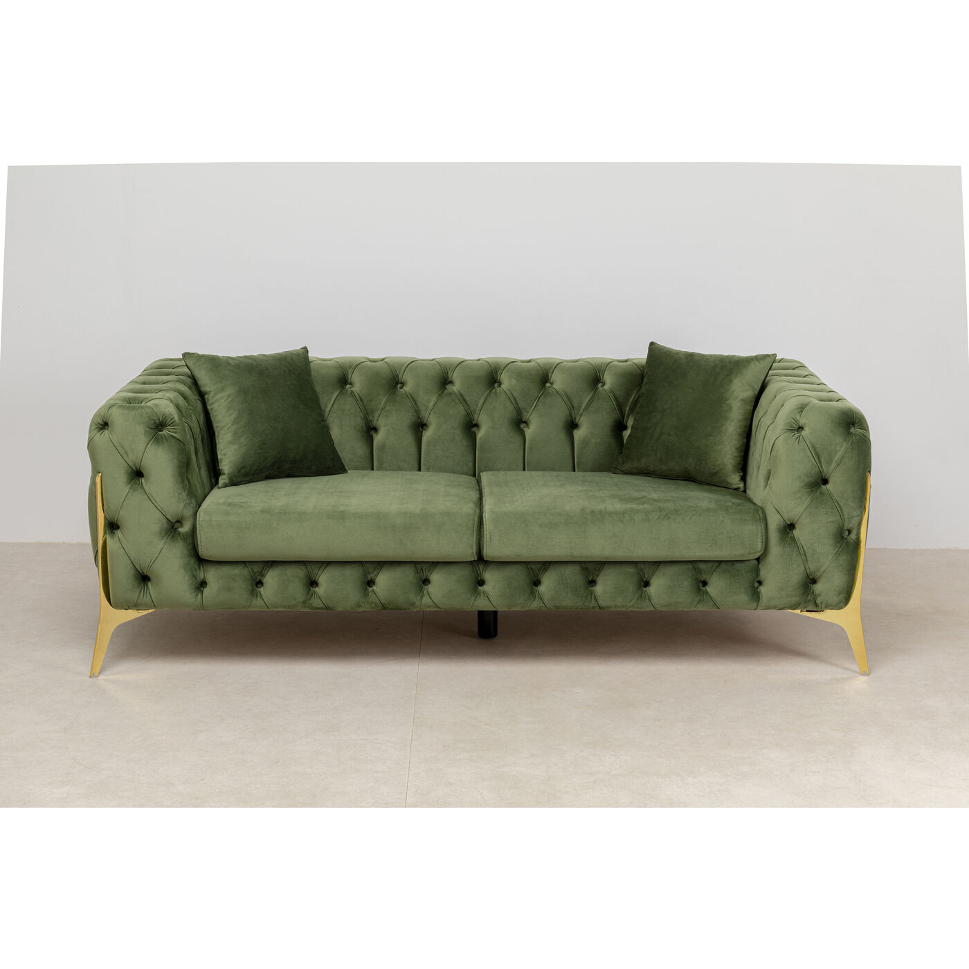 Sofa Bellissima 2-Sitzer Velvet Grün 200cm