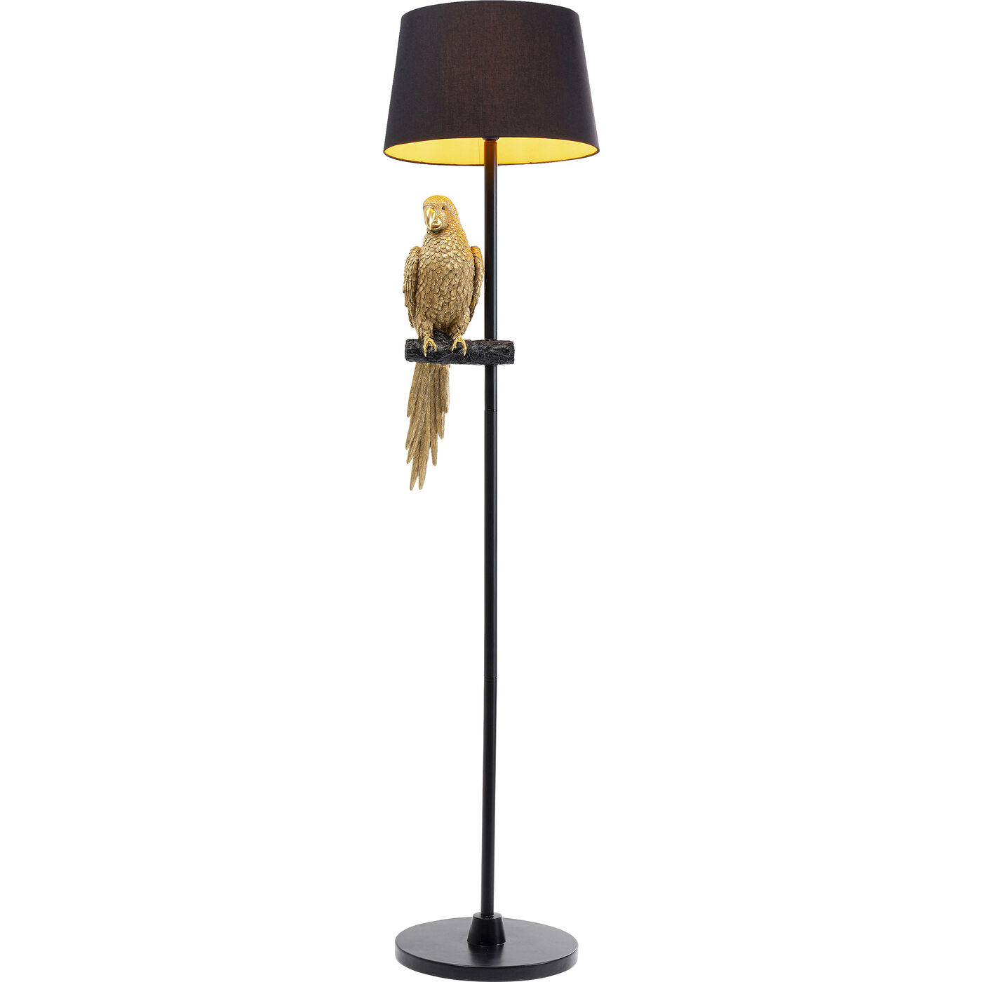 Stehleuchte Animal Parrot Gold 176cm