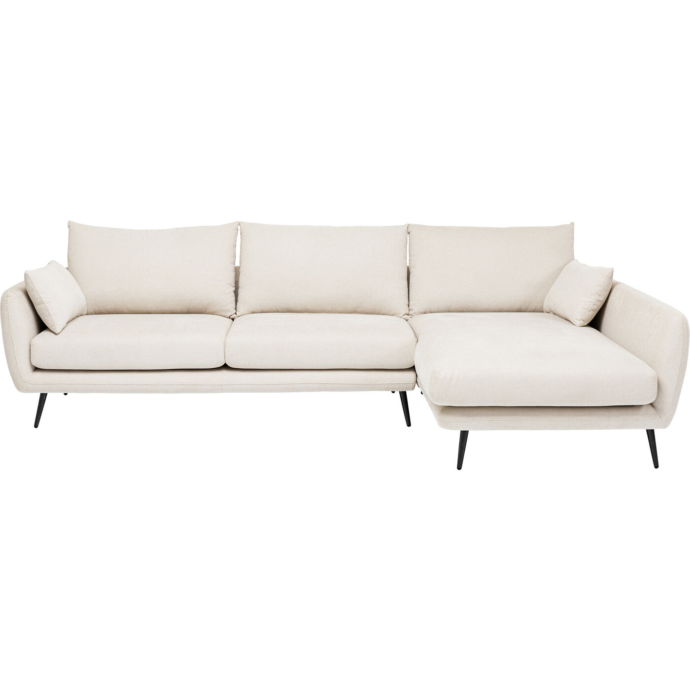 Ecksofa Amalfi Rechts Creme 275cm