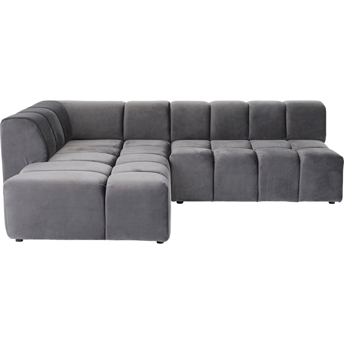 Ecksofa Belami Grau Links