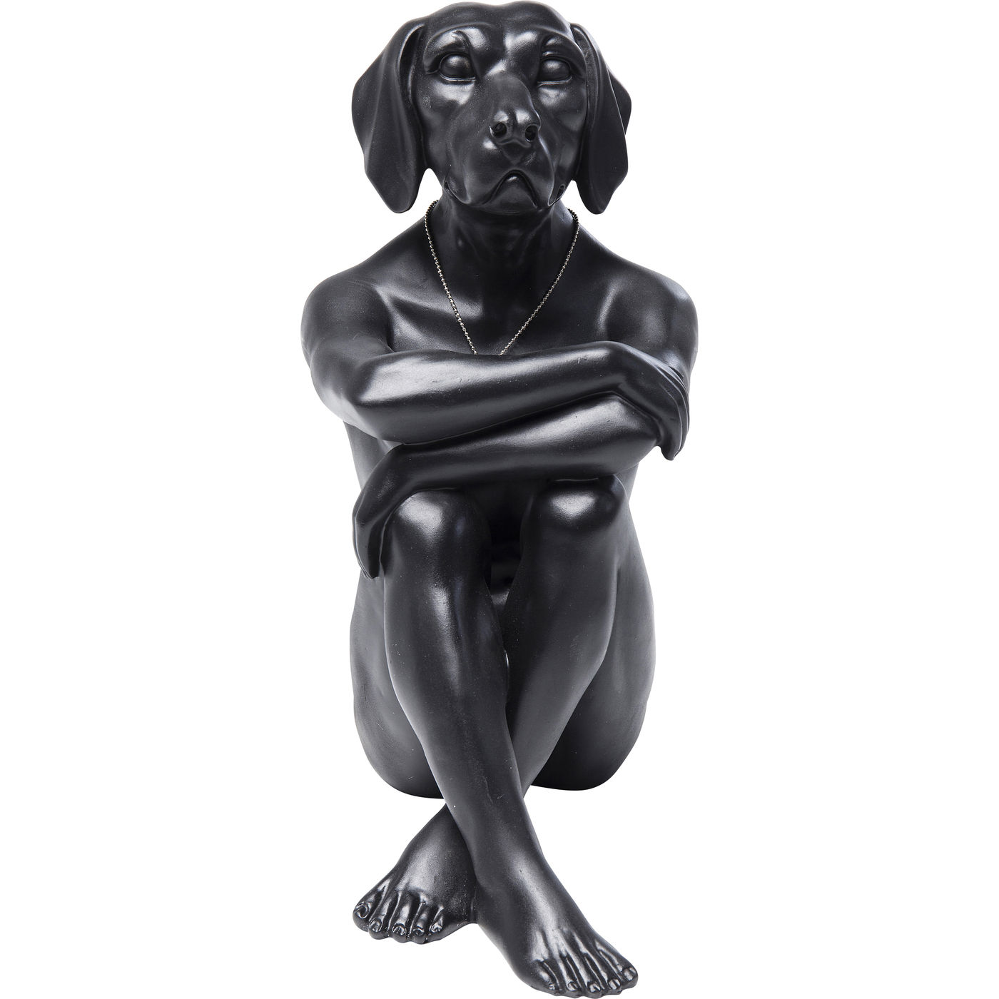 Deko Figur Gangster Dog Black