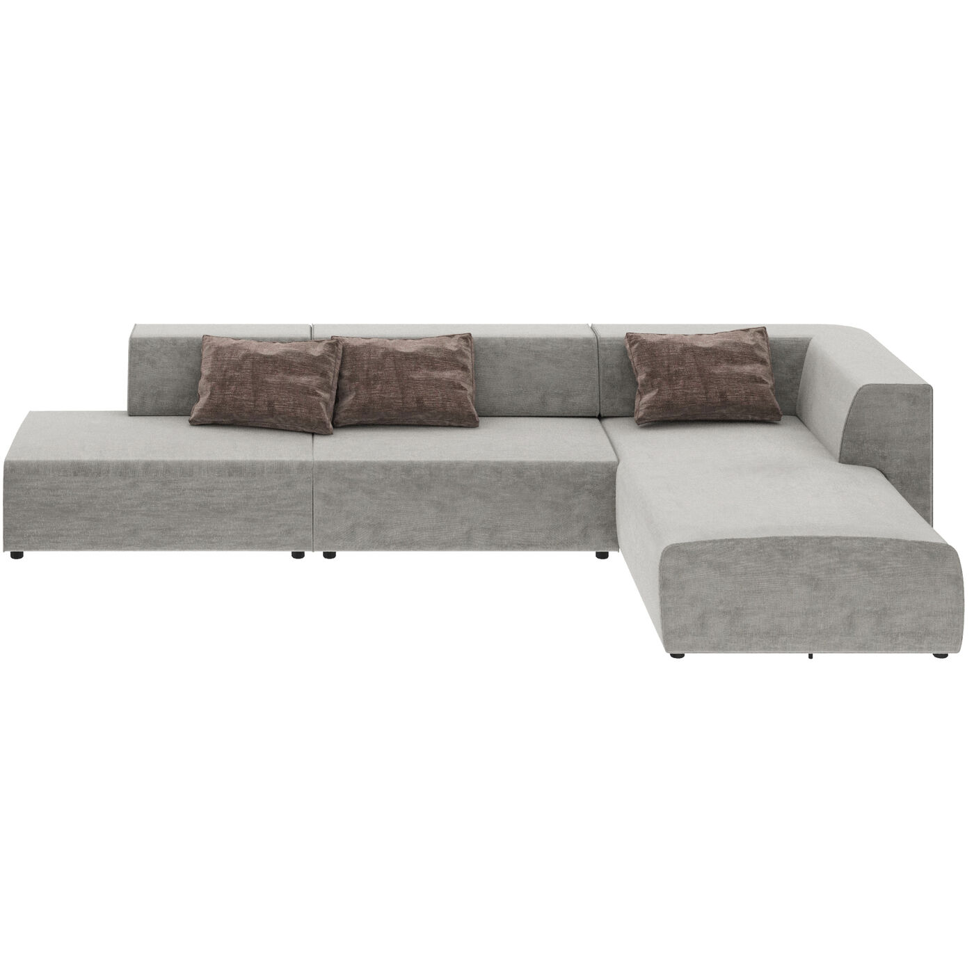 Ecksofa Infinity Atlanta Grau 357cm