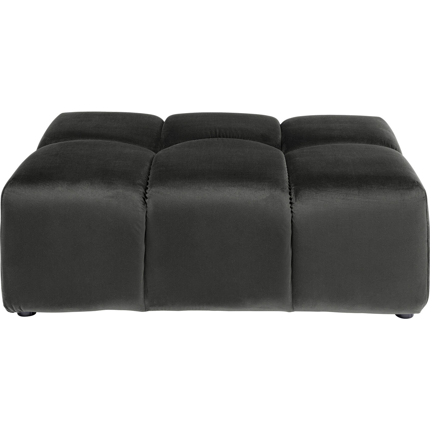 Hocker Belami Velvet Grau 105x70cm