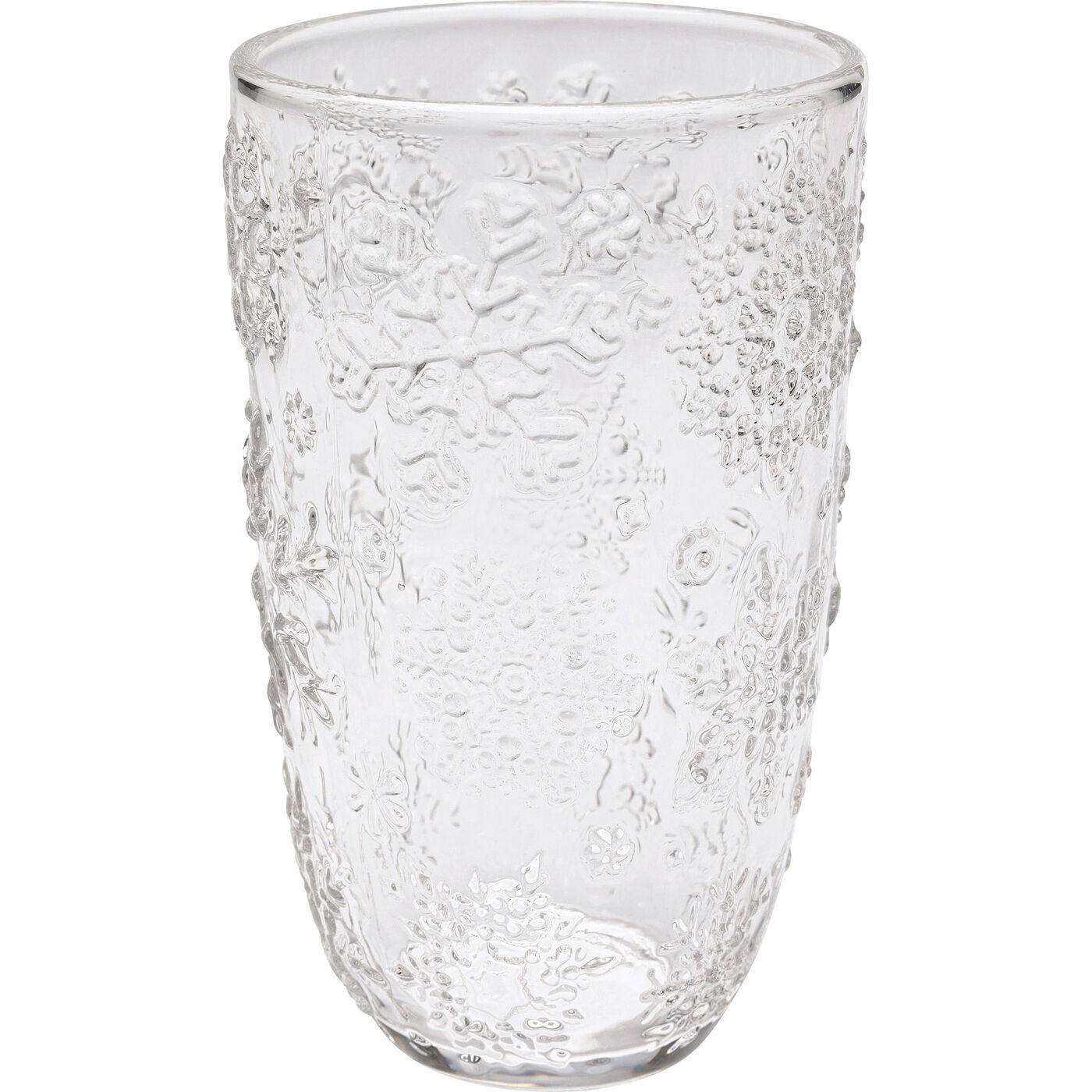 Wasserglas Ice Flowers Klar