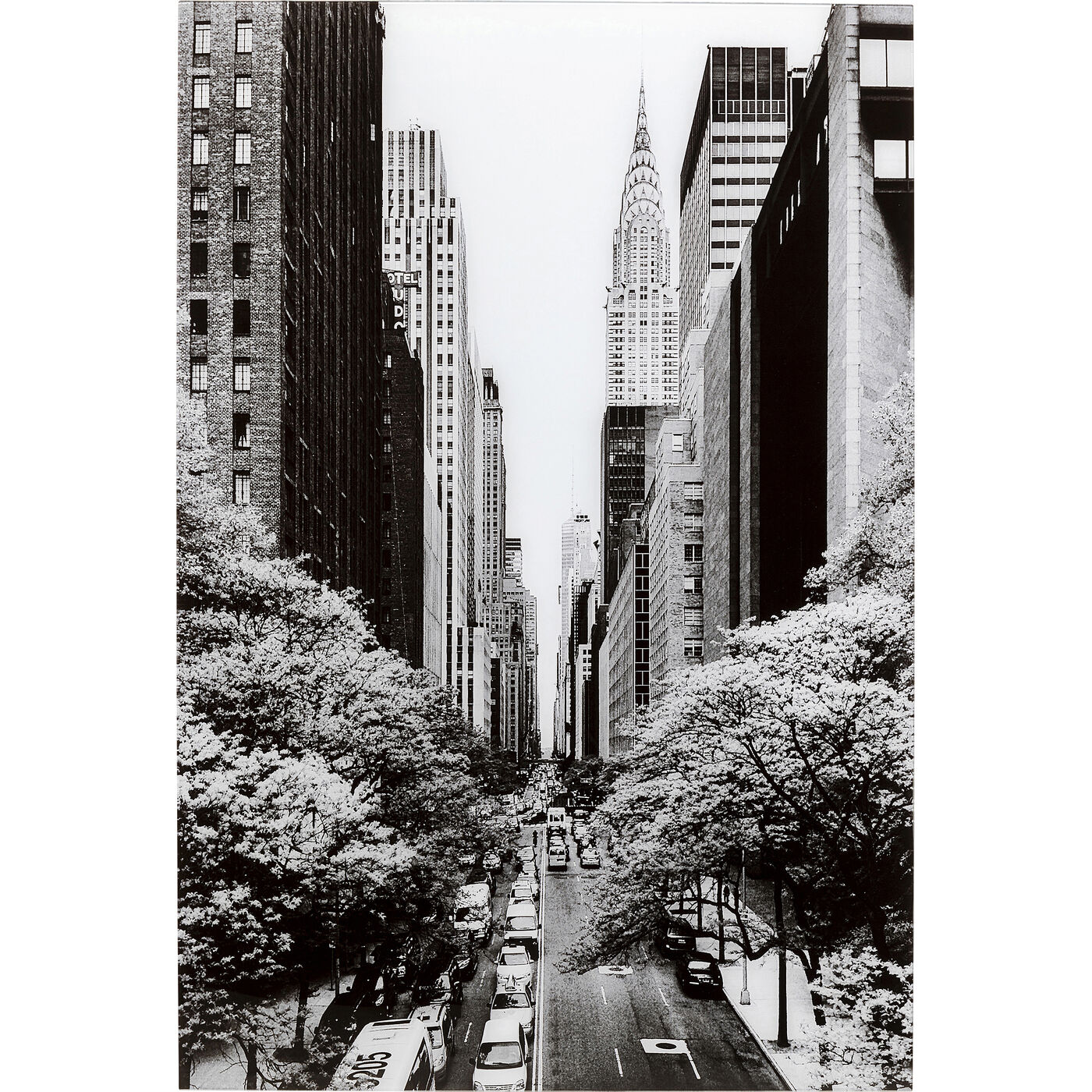 Bild Glas Streets Of NY 120x80cm