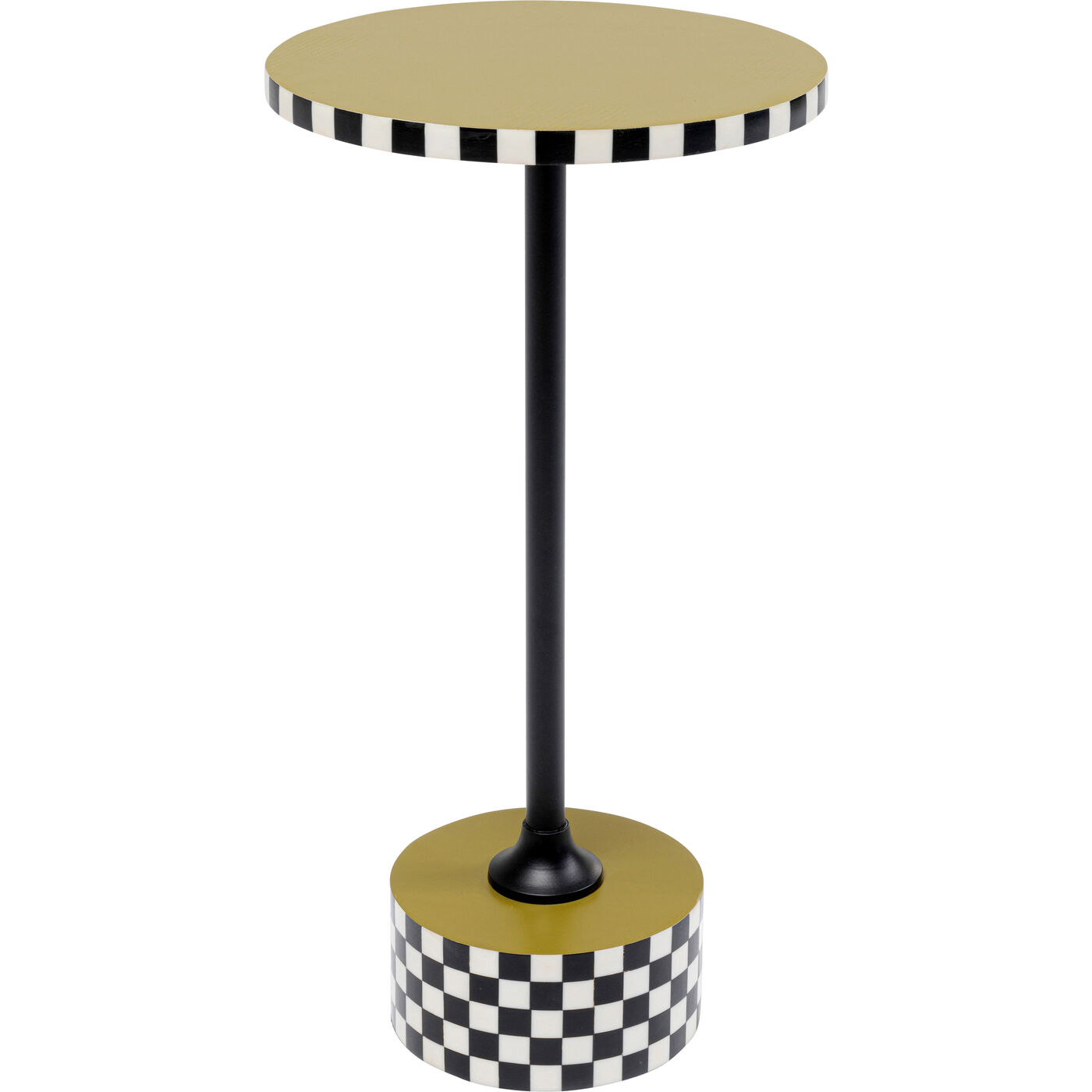 Beistelltisch Domero Checkers Olive Ø25cm