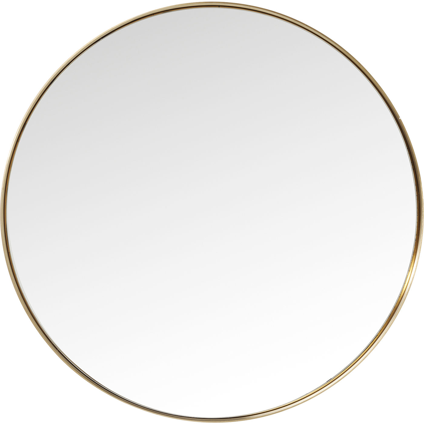 Spiegel Curve Round Brass Ø100cm