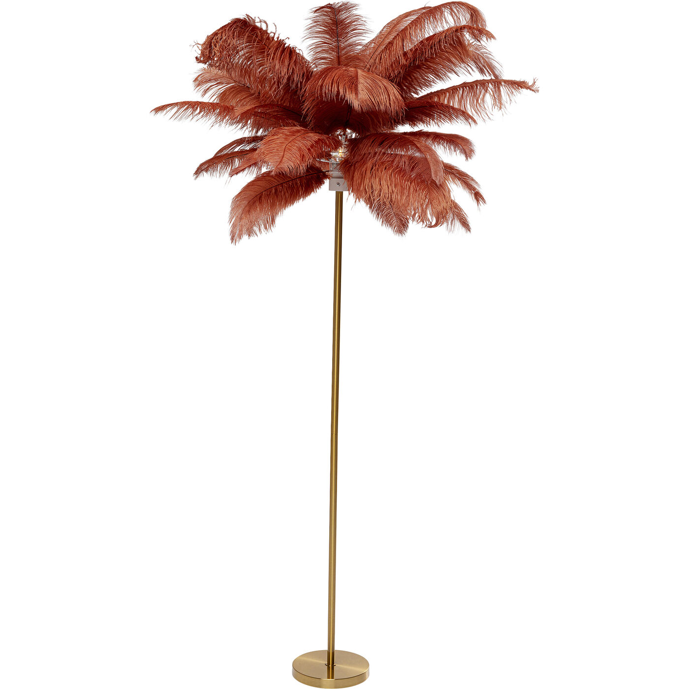 Stehleuchte Feather Palm Rusty Red 165cm