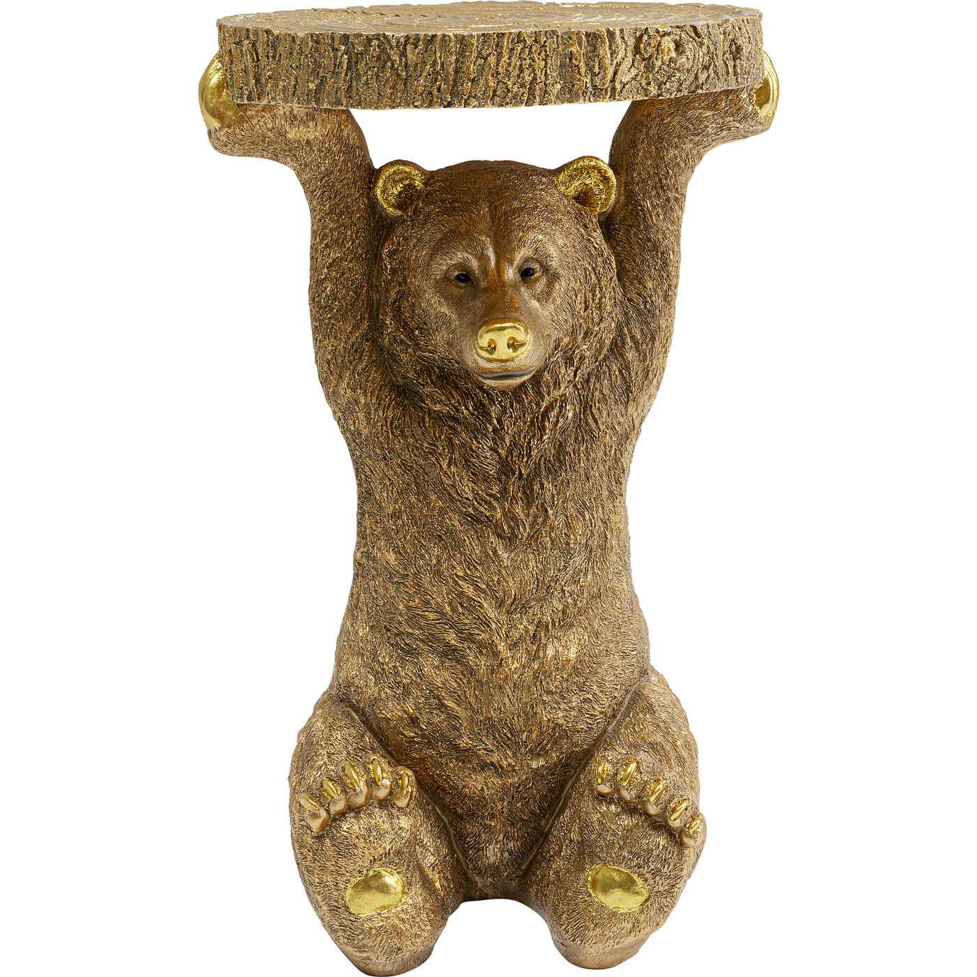 Beistelltisch Animal Bear Gold 35x34cm