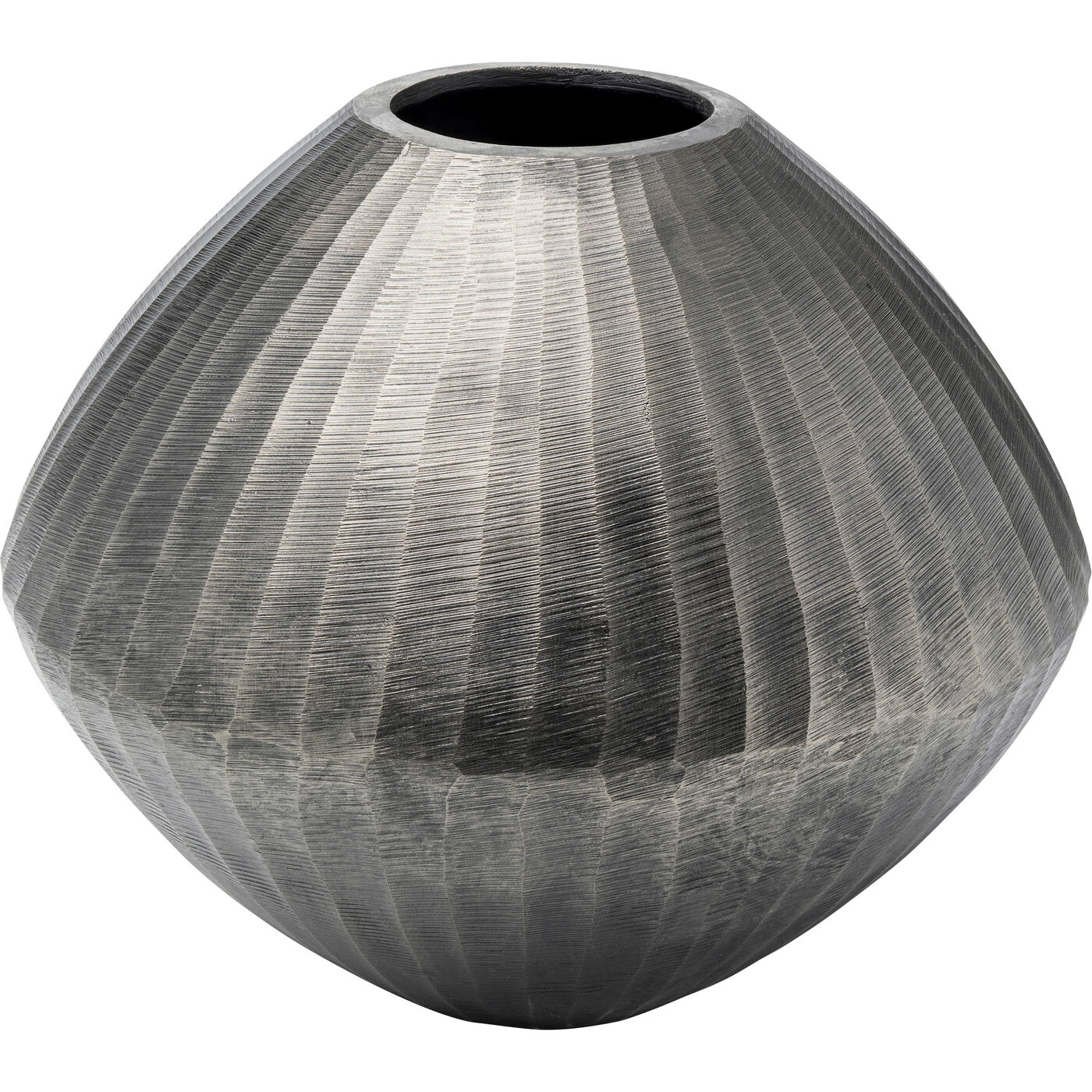 Deko Vase Sacramento Carving Silber Antik 30cm