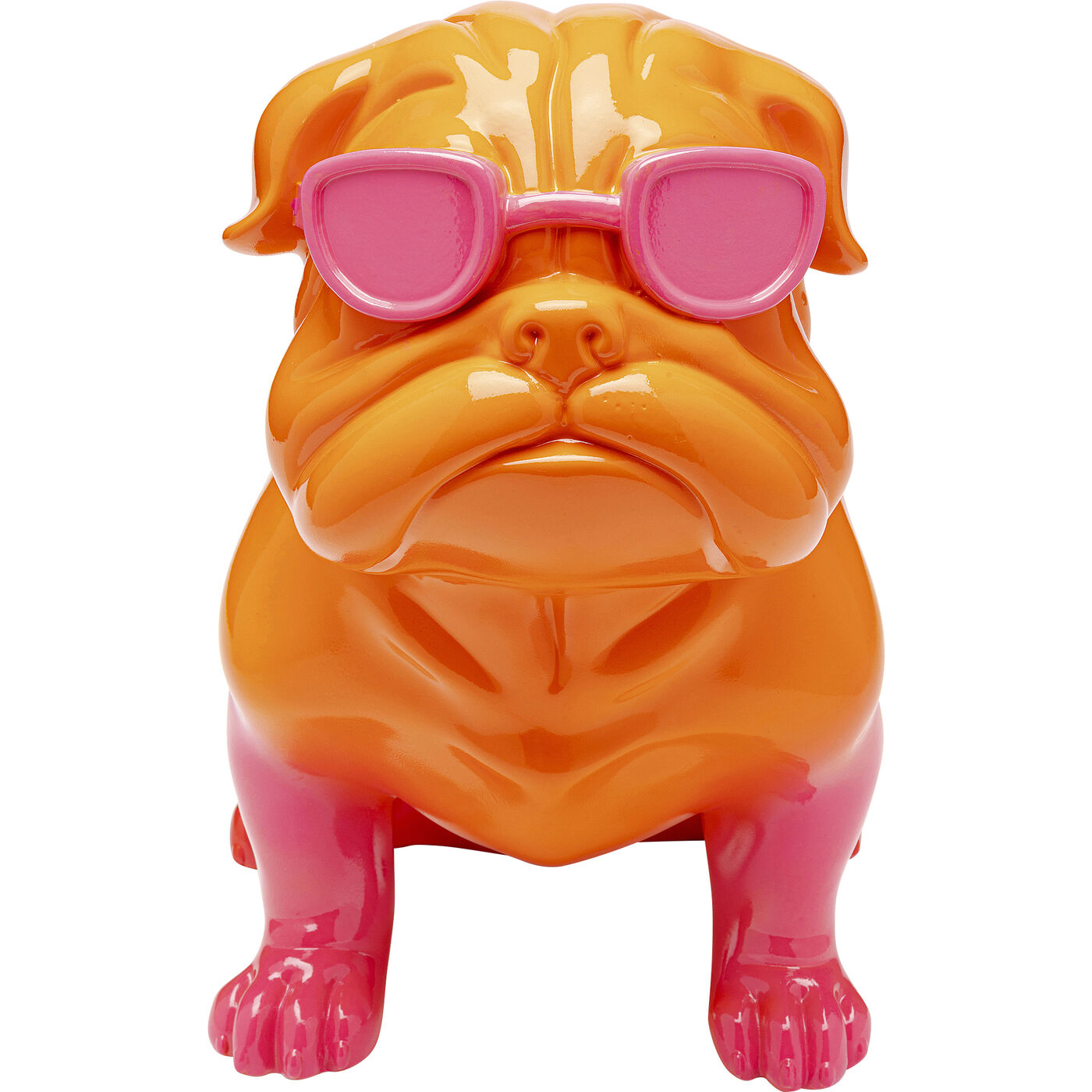 Deko Figur Fashion Dog Pink 37cm