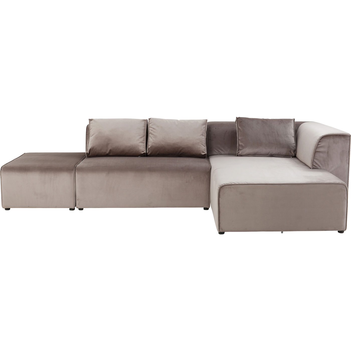 Sofa Infinity Velvet Taupe Rechts