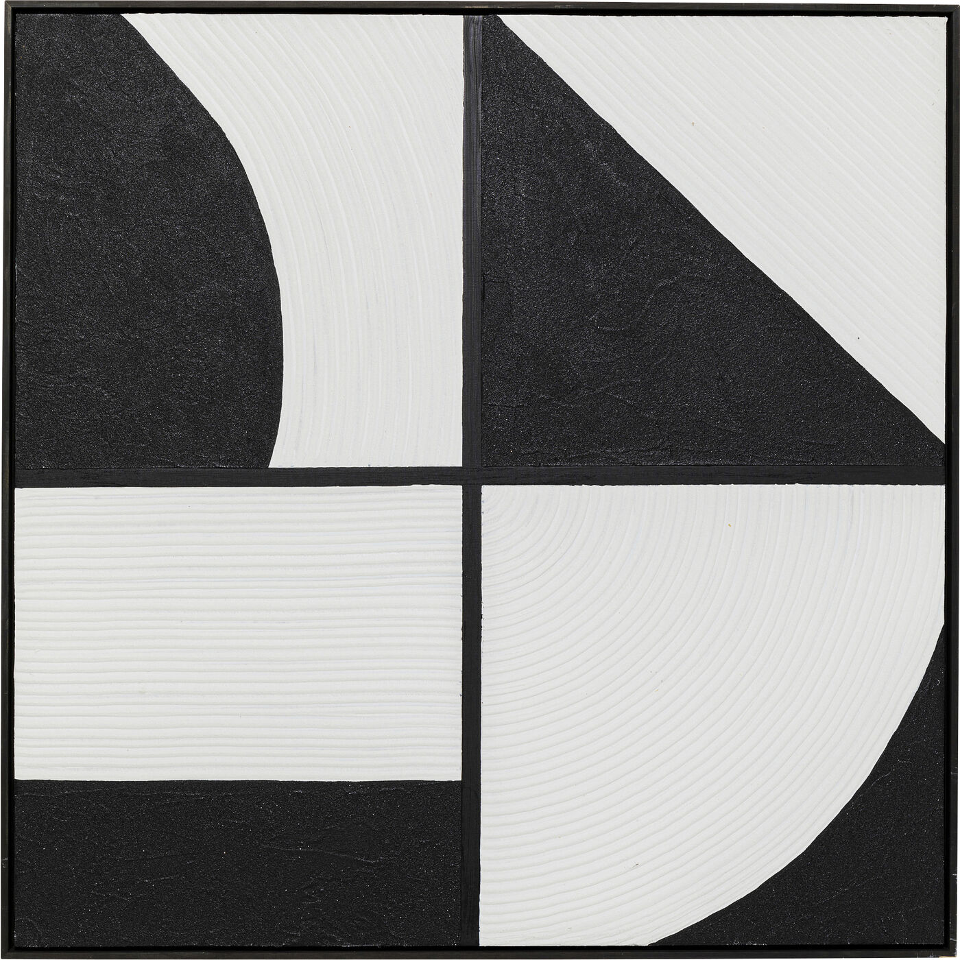 Gerahmtes Bild Modulo 100x100cm