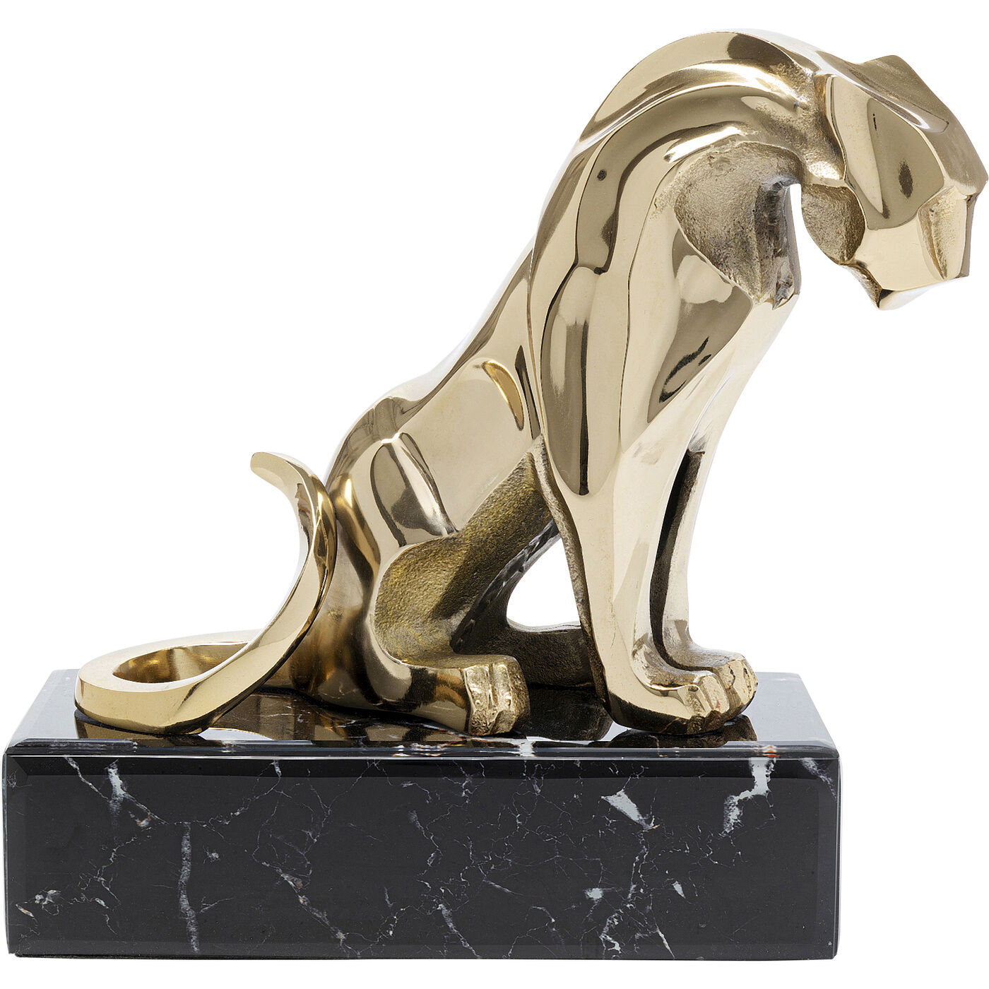 Deko Figur Lion on Marble 34cm