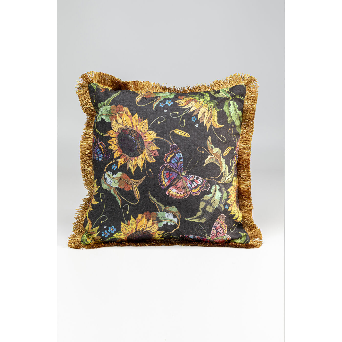 Kissen Sunflower Fringe 45x45cm