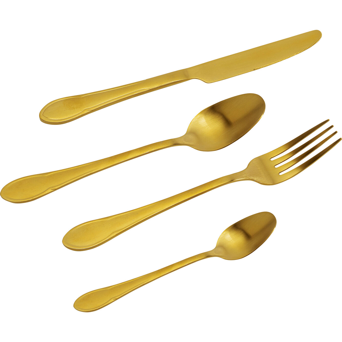 Besteck Cucina Gold Matt (16/tlg.)