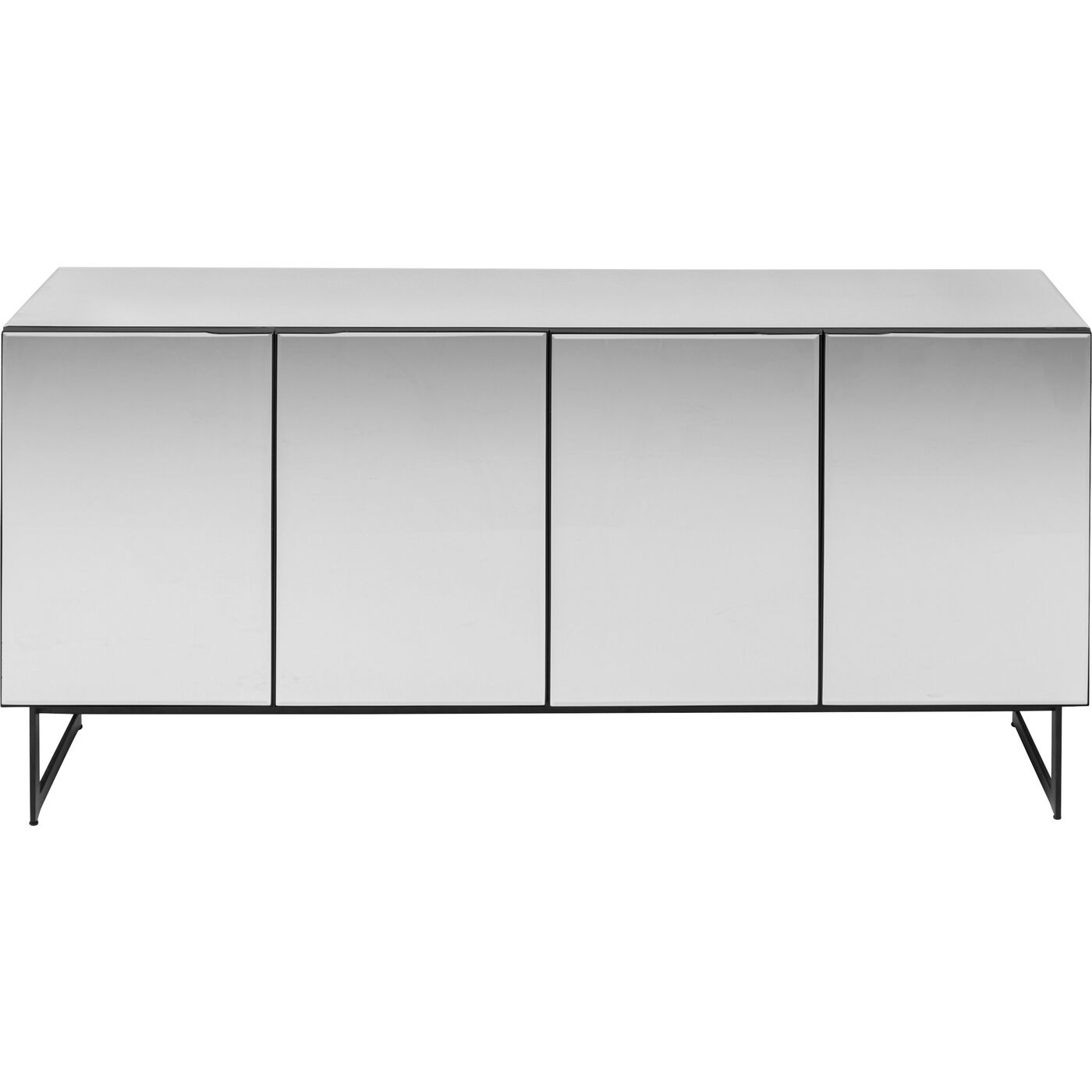 Sideboard Soran Schwarz 160x45cm