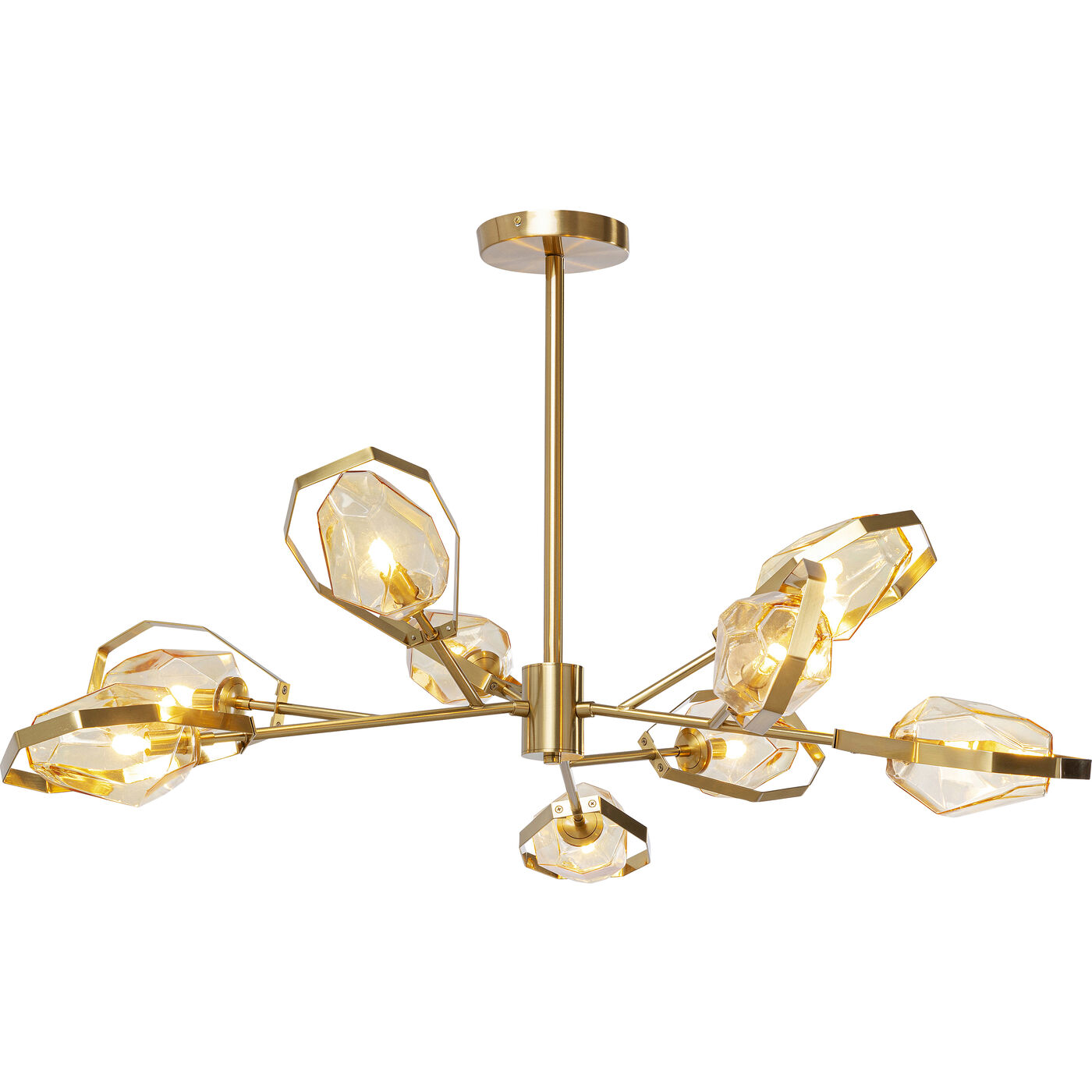 Hängeleuchte Diamond Fever Ufo Brass Ø106cm