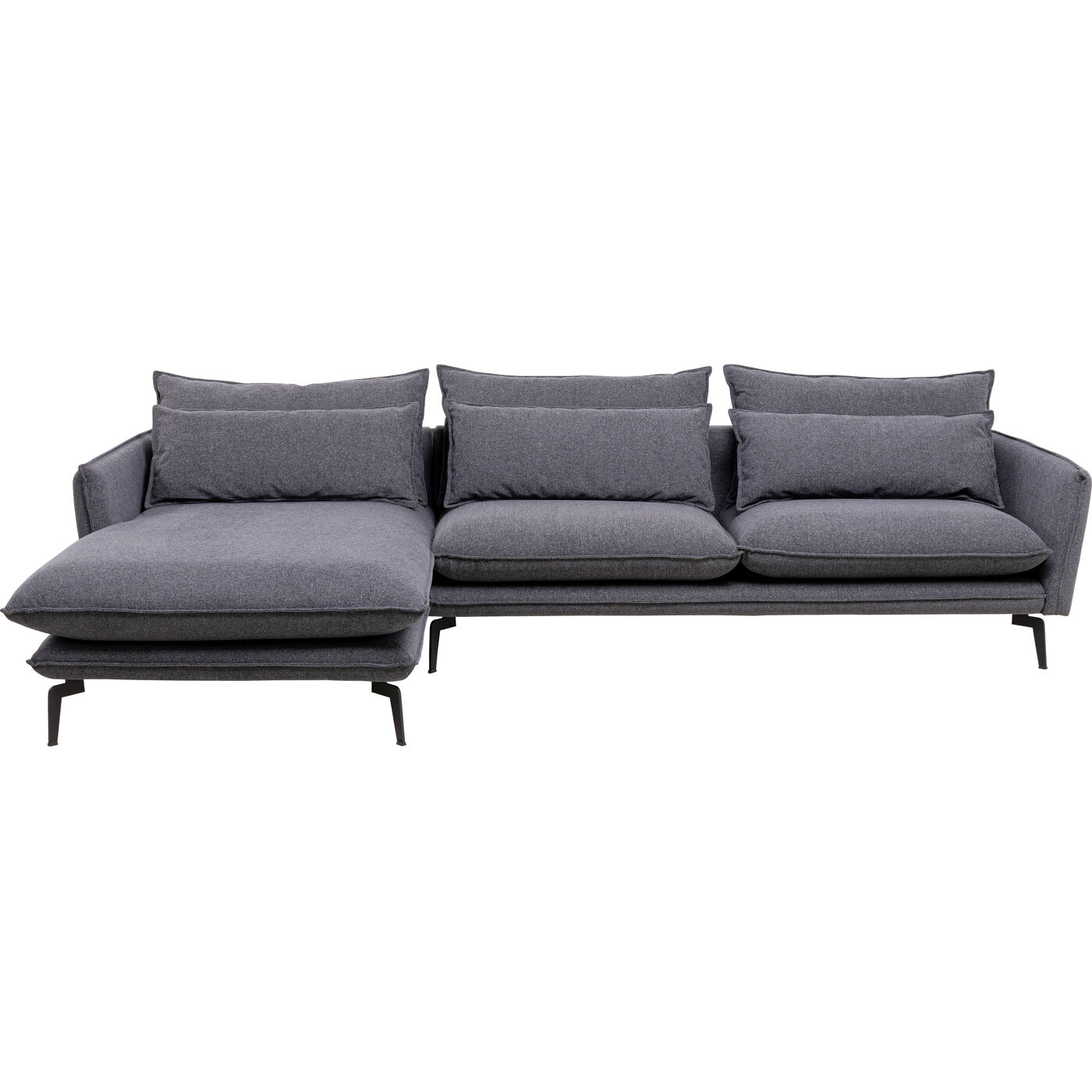 Ecksofa Monza Links Grau 296cm