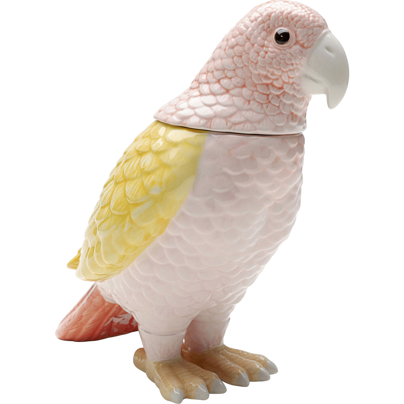 Deko Dose Exotic Bird Giallo 23cm