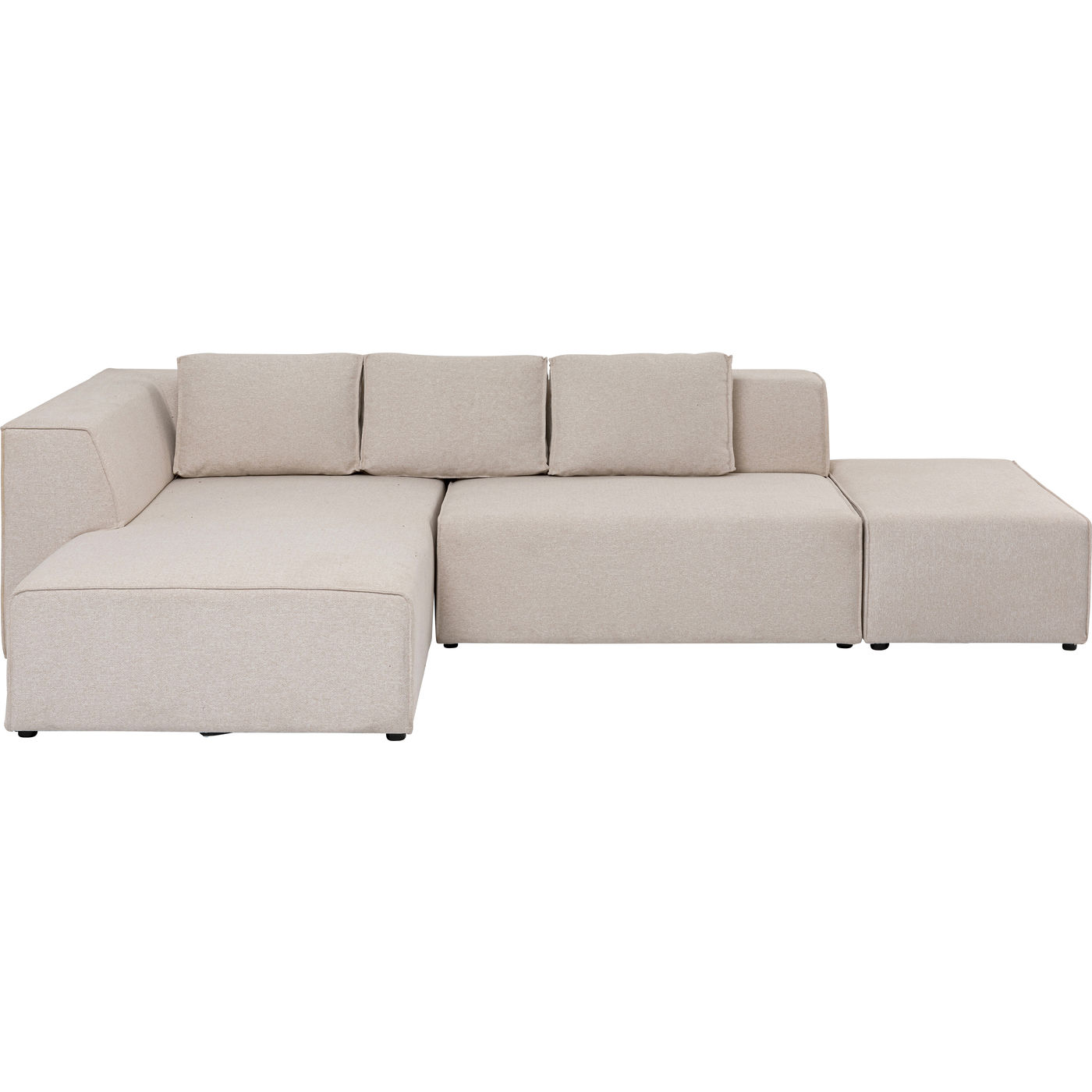 Ecksofa Infinity Ottomane Creme Links