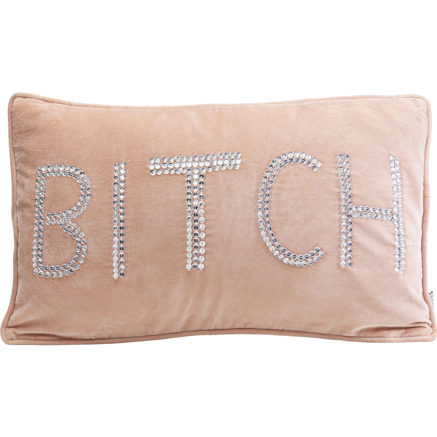 Kissen Beads Bitch Blush 35x60cm