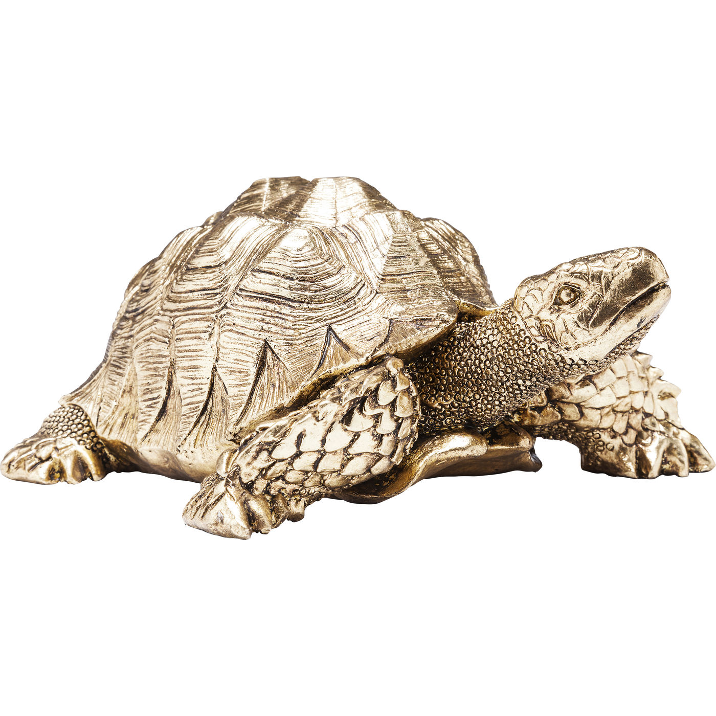 Deko Figur Turtle Gold Klein