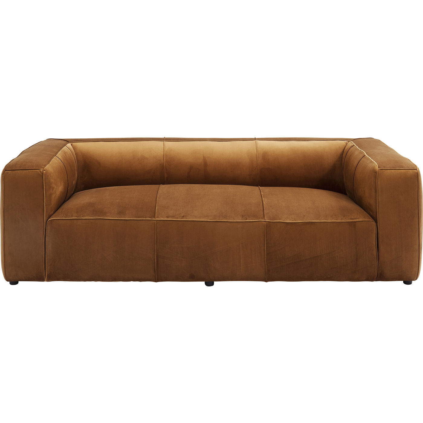 Sofa Cubetto 3-Sitzer Velvet Braun