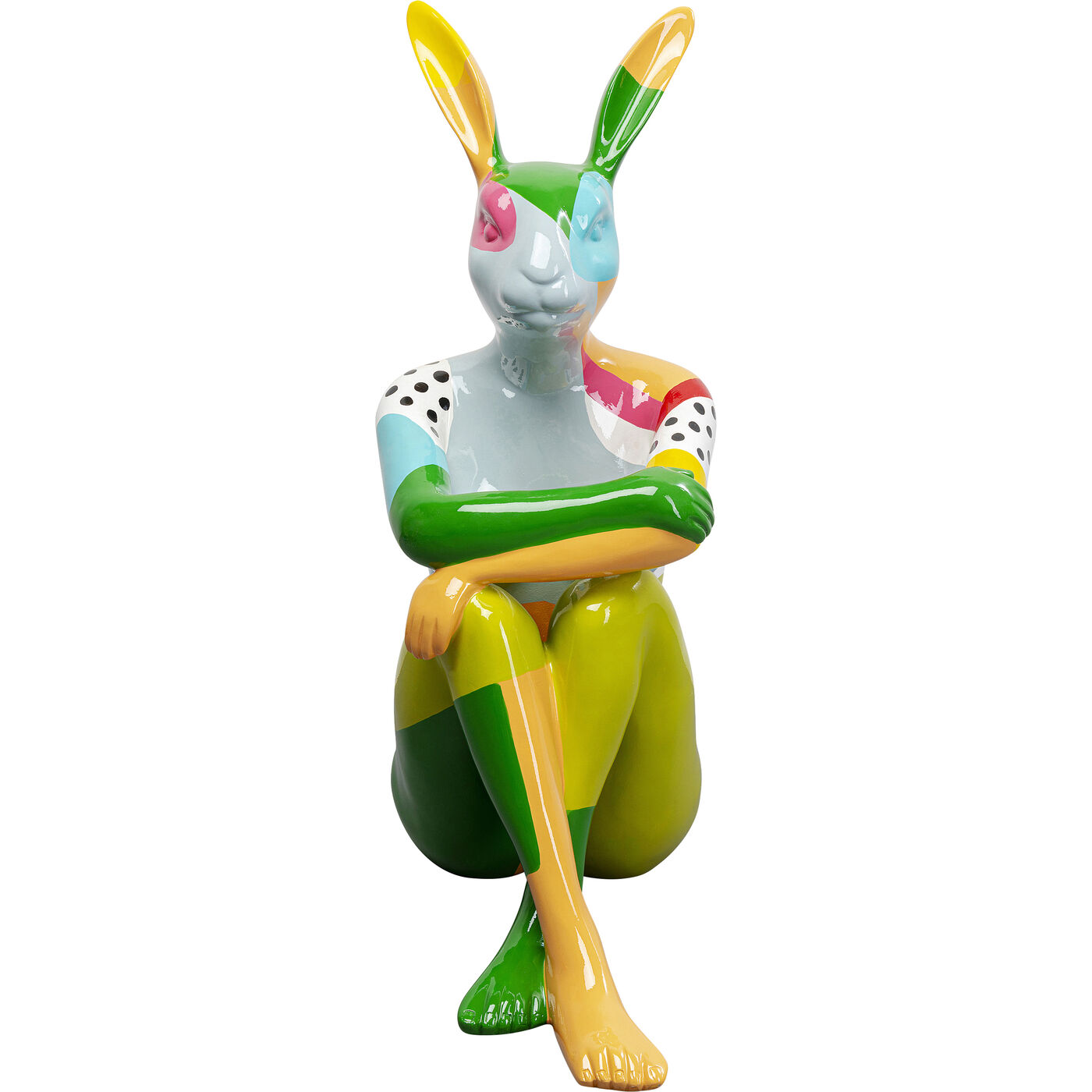 Deko Figur Gangster Rabbit Colore 80cm