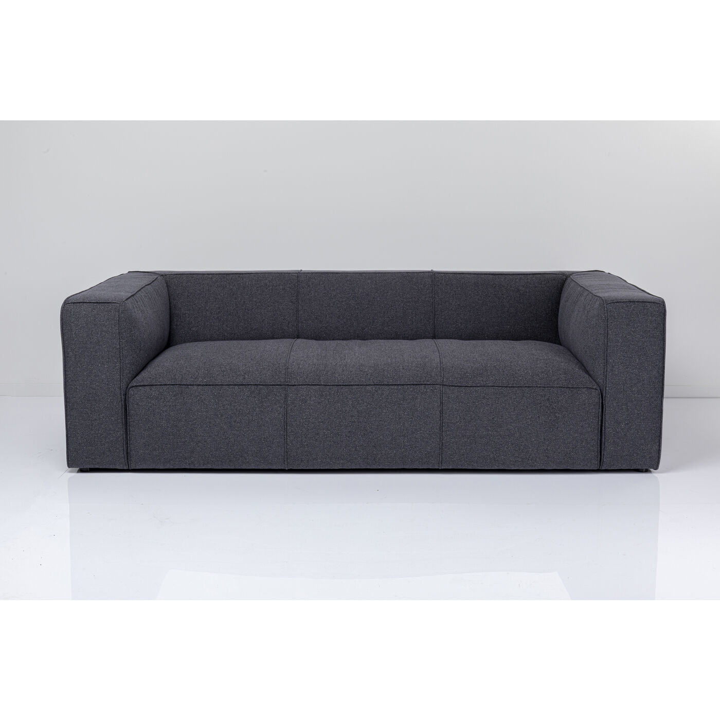 Sofa Cubetto 3-Sitzer Dunkelgrau 220cm