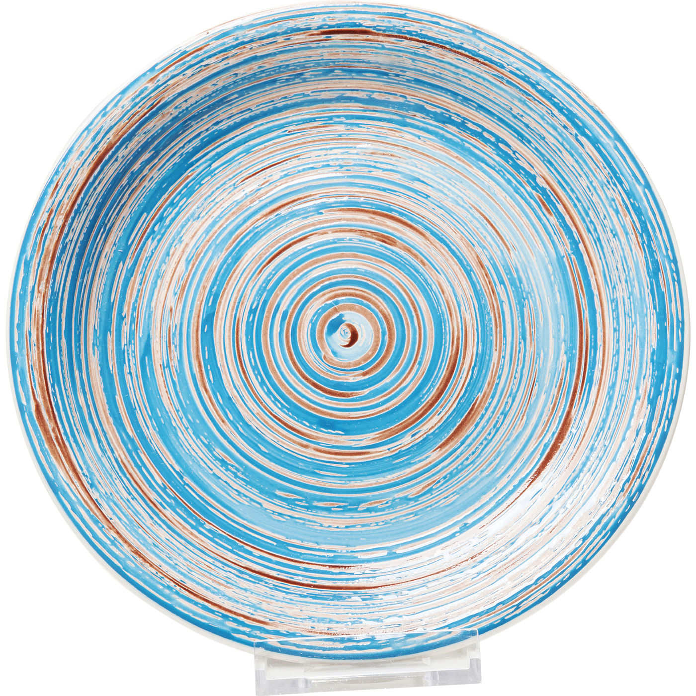 Teller Swirl Blau Ø27cm