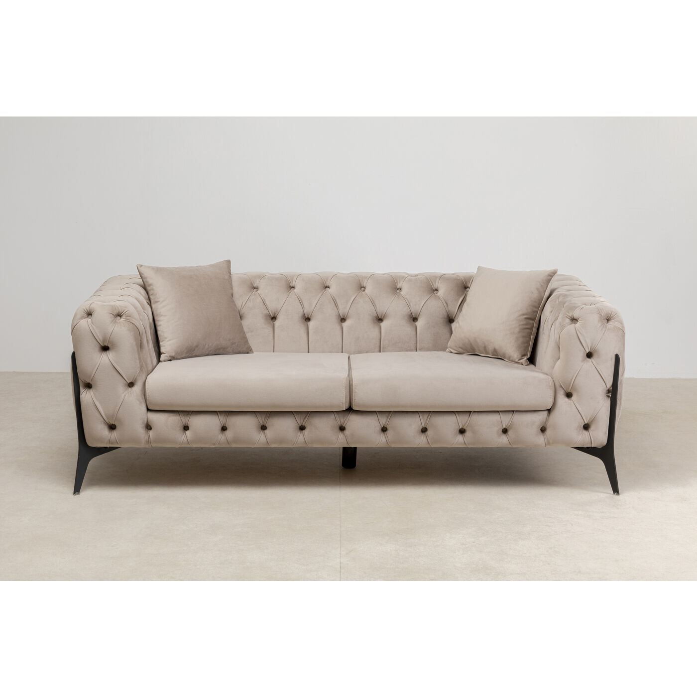 Sofa Bellissima 2-Sitzer Velvet Beige 200cm