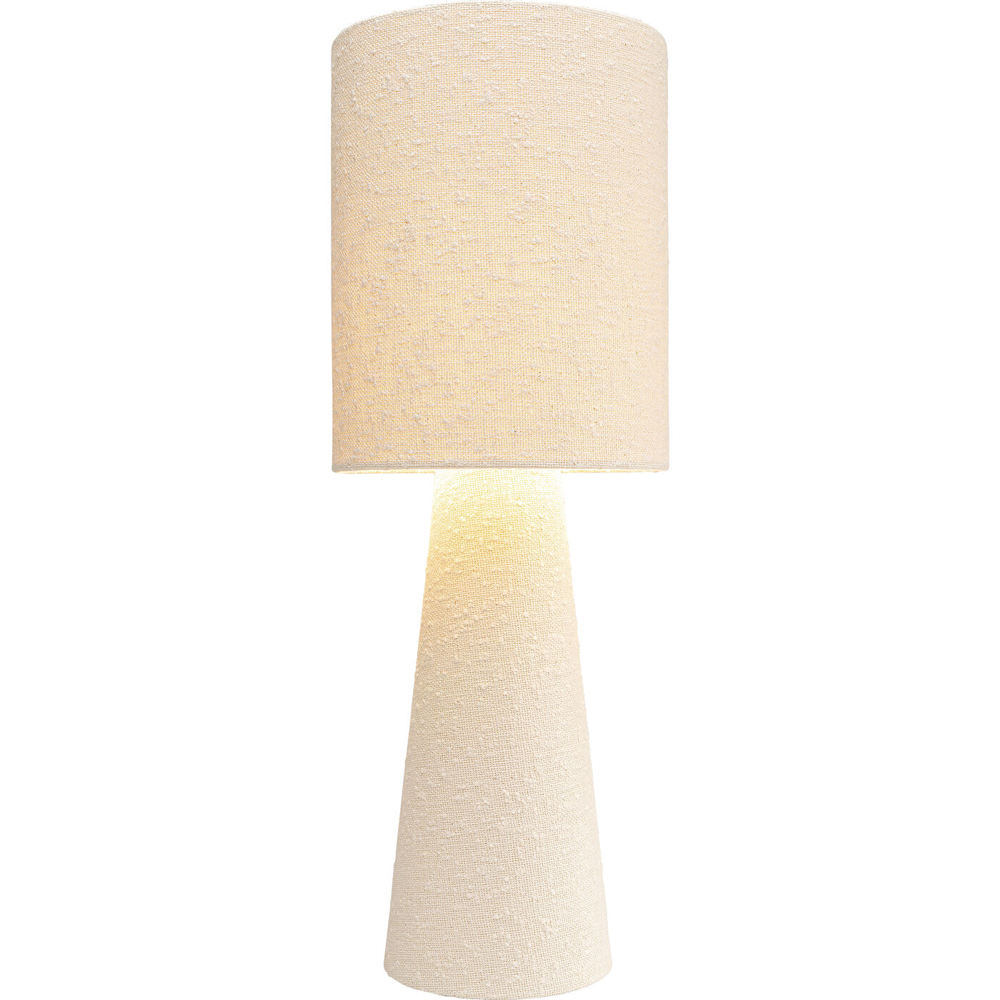 Tischleuchte Marleen Beige Boucle 60cm