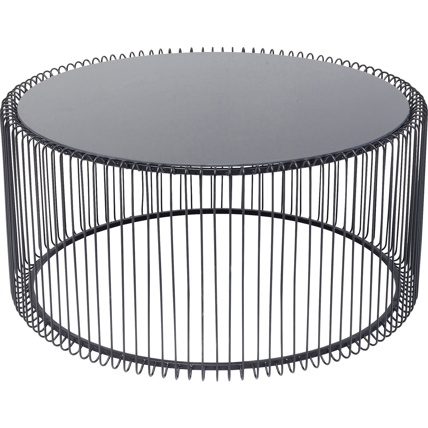 Couchtisch Wire Uno Schwarz Ø80cm